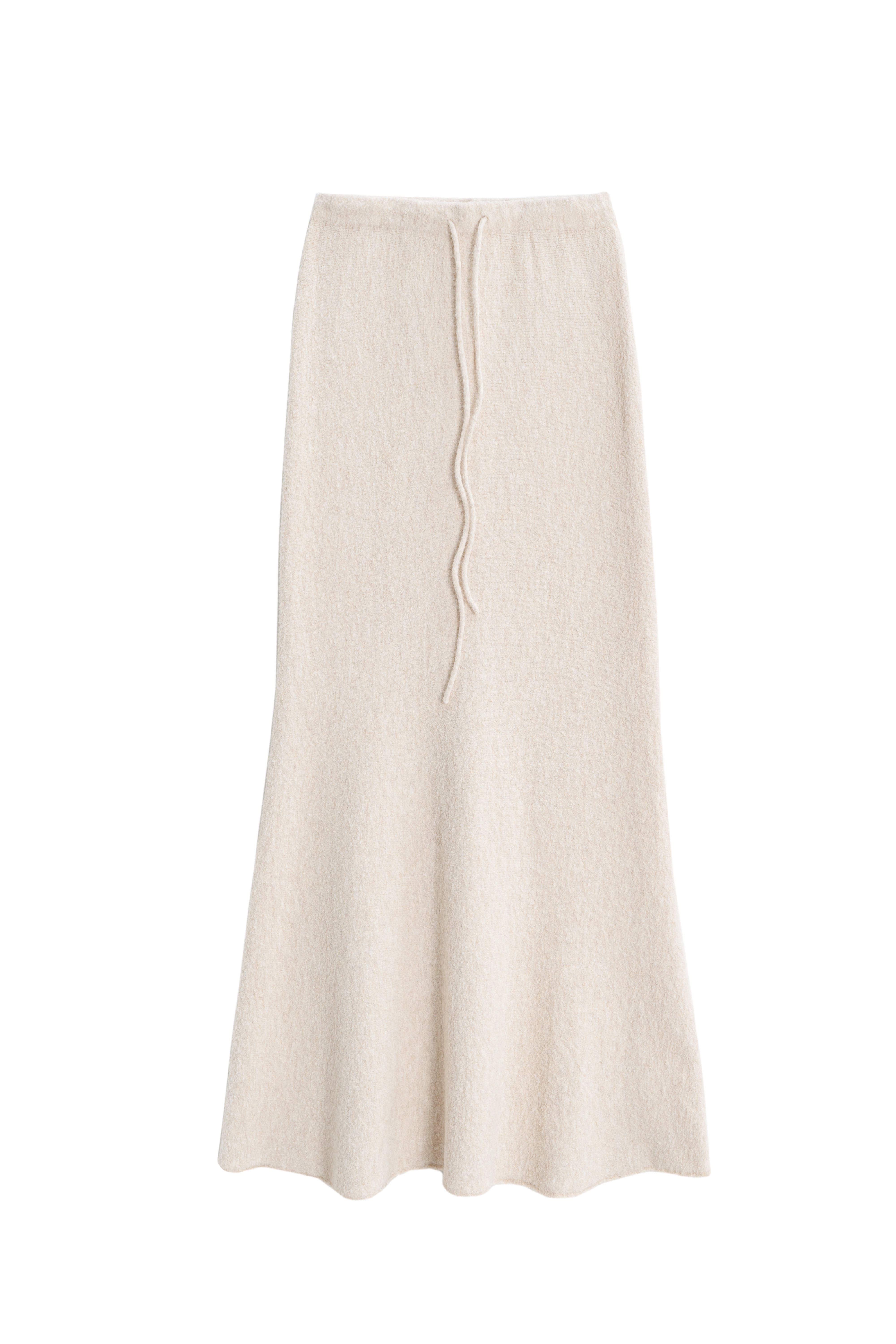 Юбка из буклированной пряжи