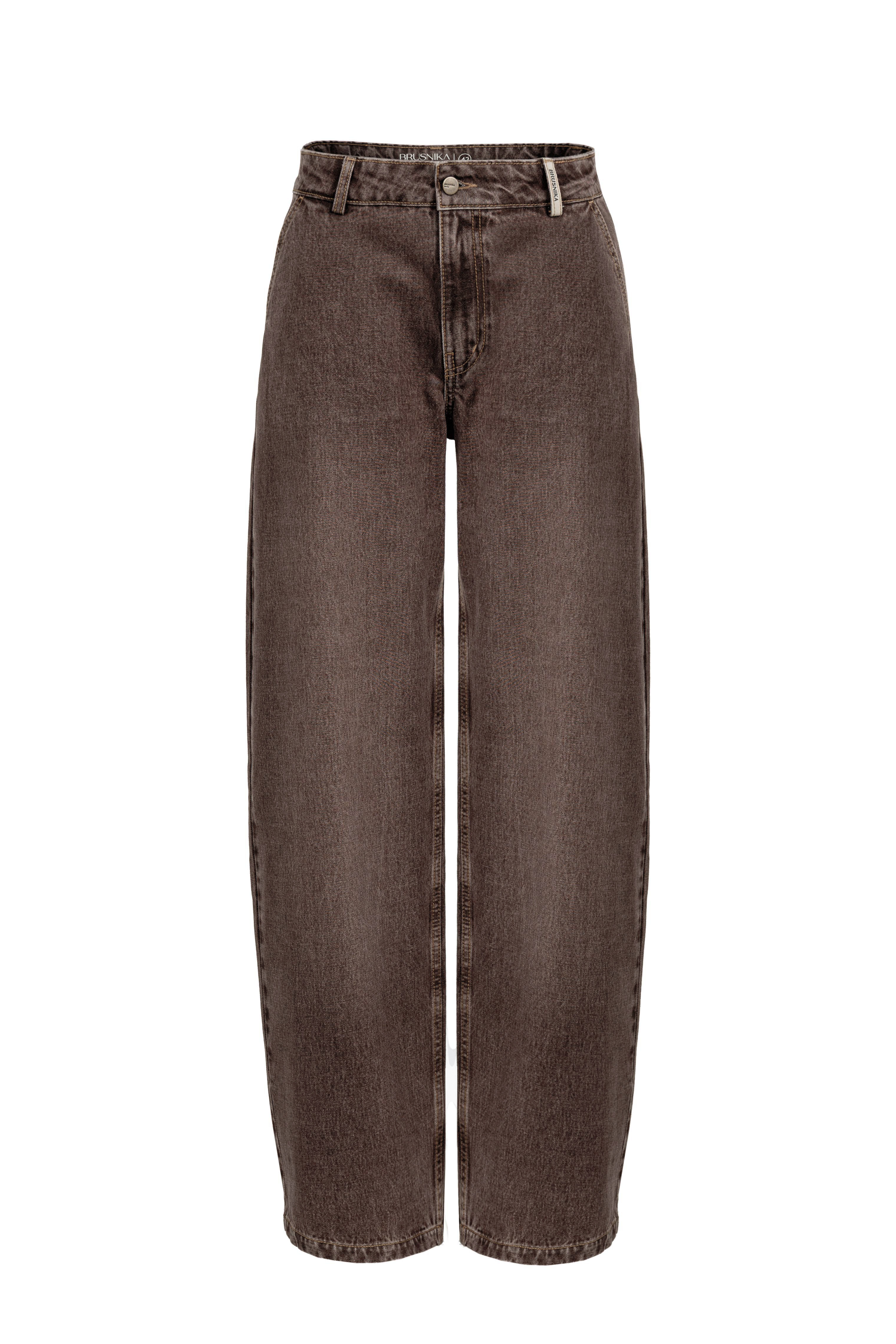 Прямые джинсы со средней посадкой 