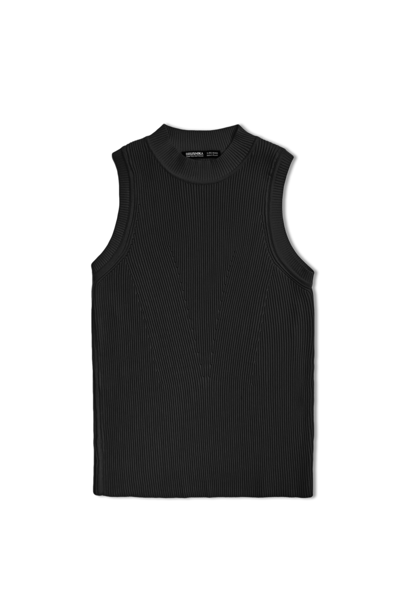 Облегающий топ в мелкий рубчик прекрасно сочетается с жакетами и кардиганами, но и в одиночном варианте выступает отличным спутником офисного образа.