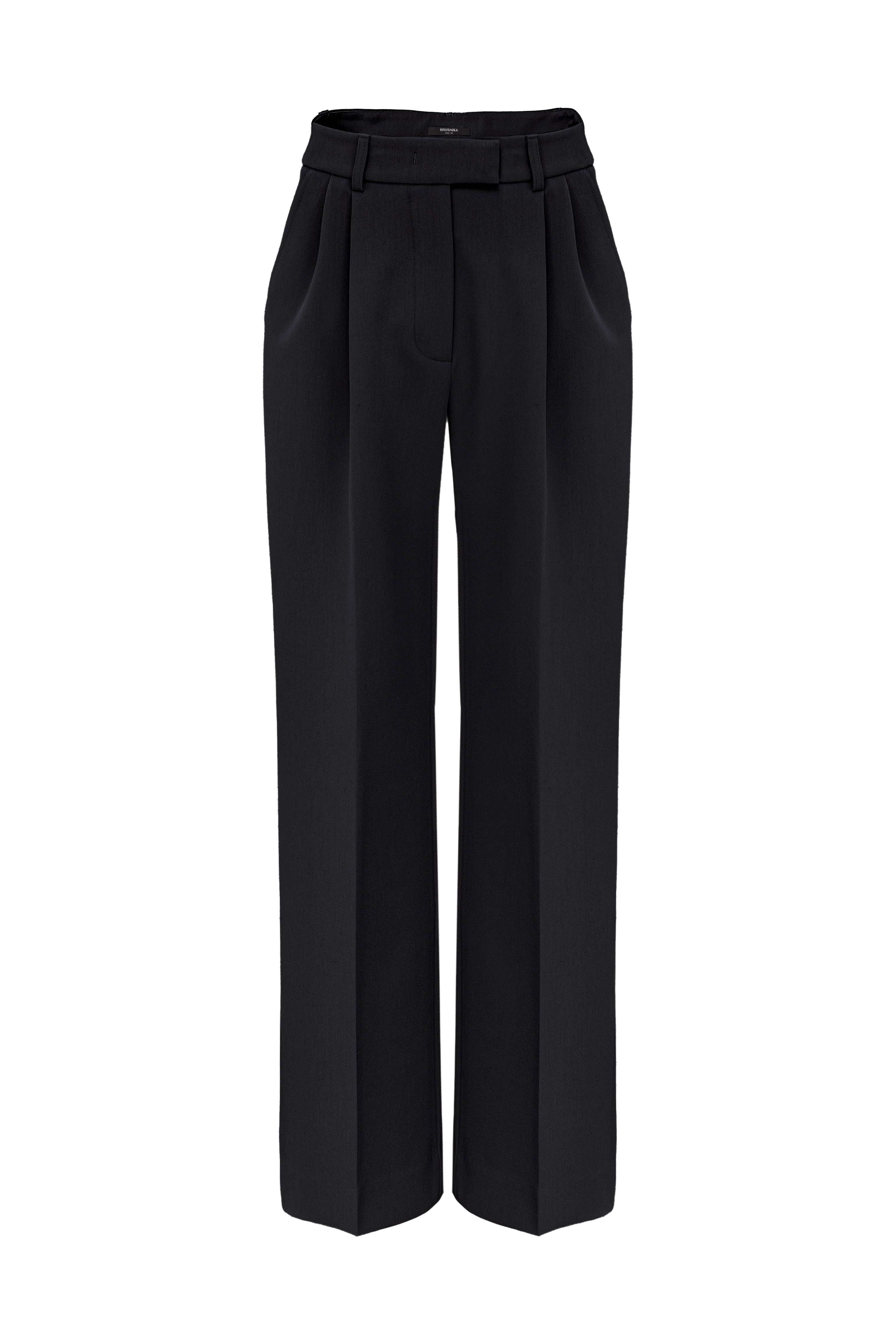 Брюки палаццо из вискозы