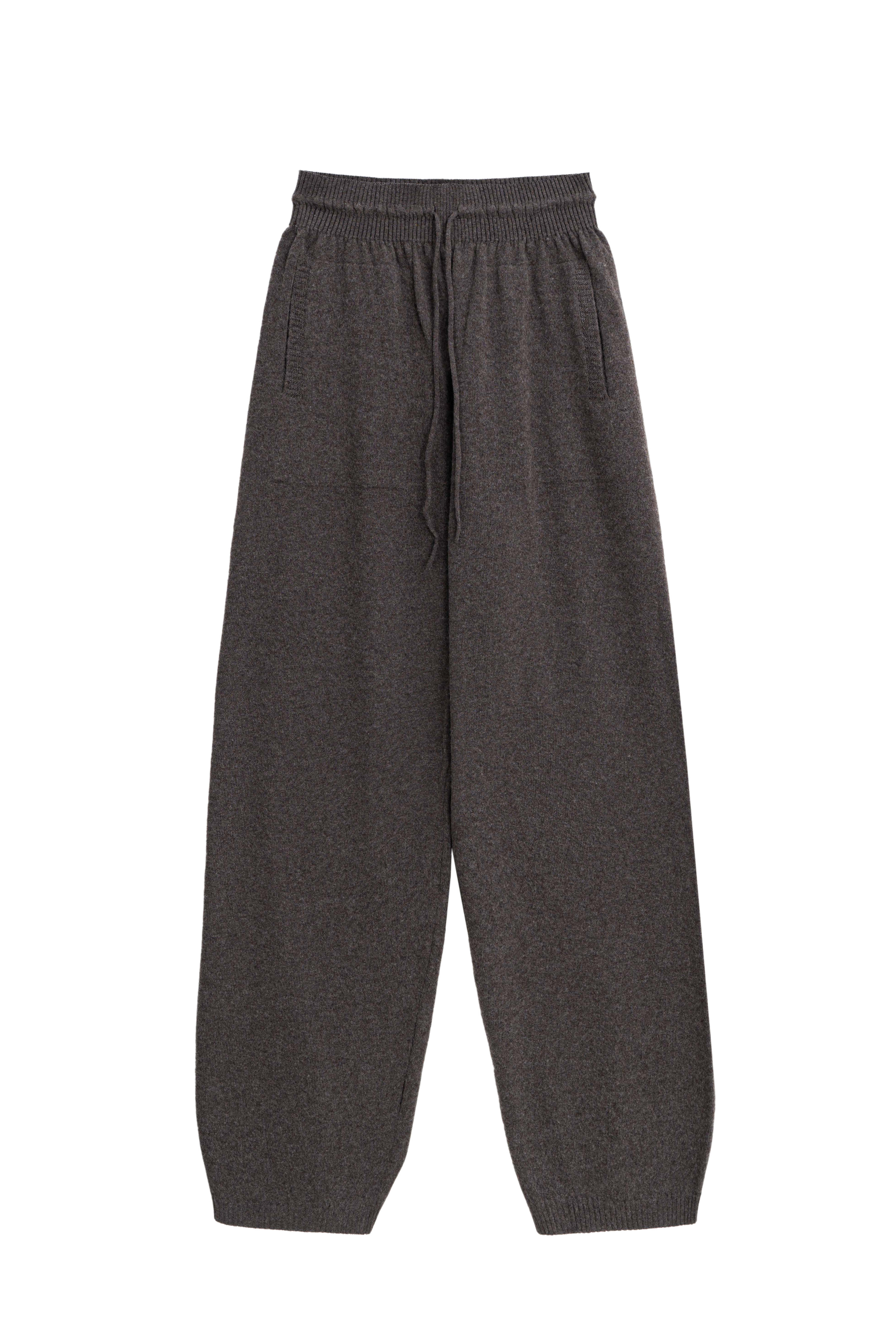 Трикотажные брюки на кулиске