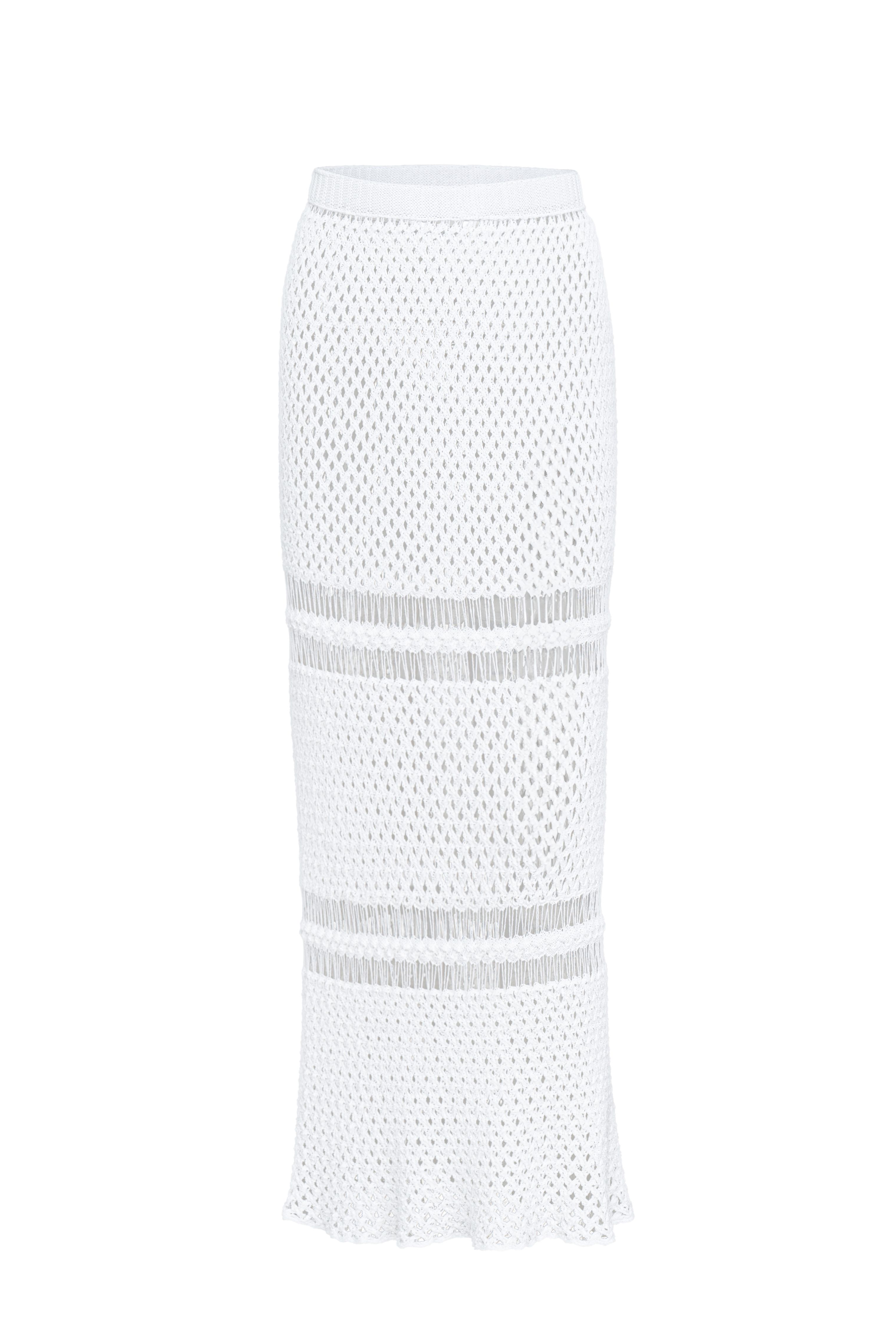 Ажурная юбка макси