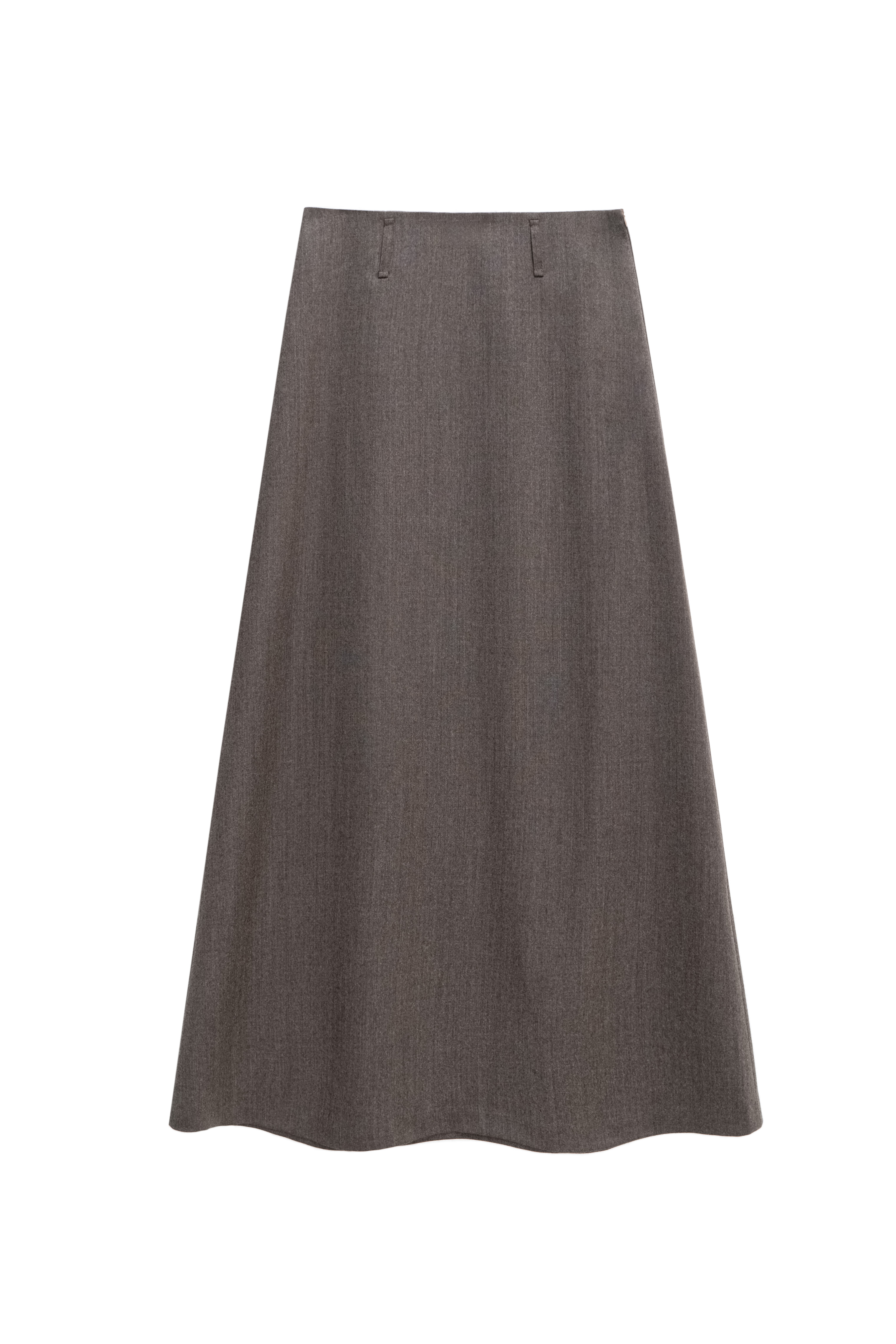 Юбка макси из шерсти