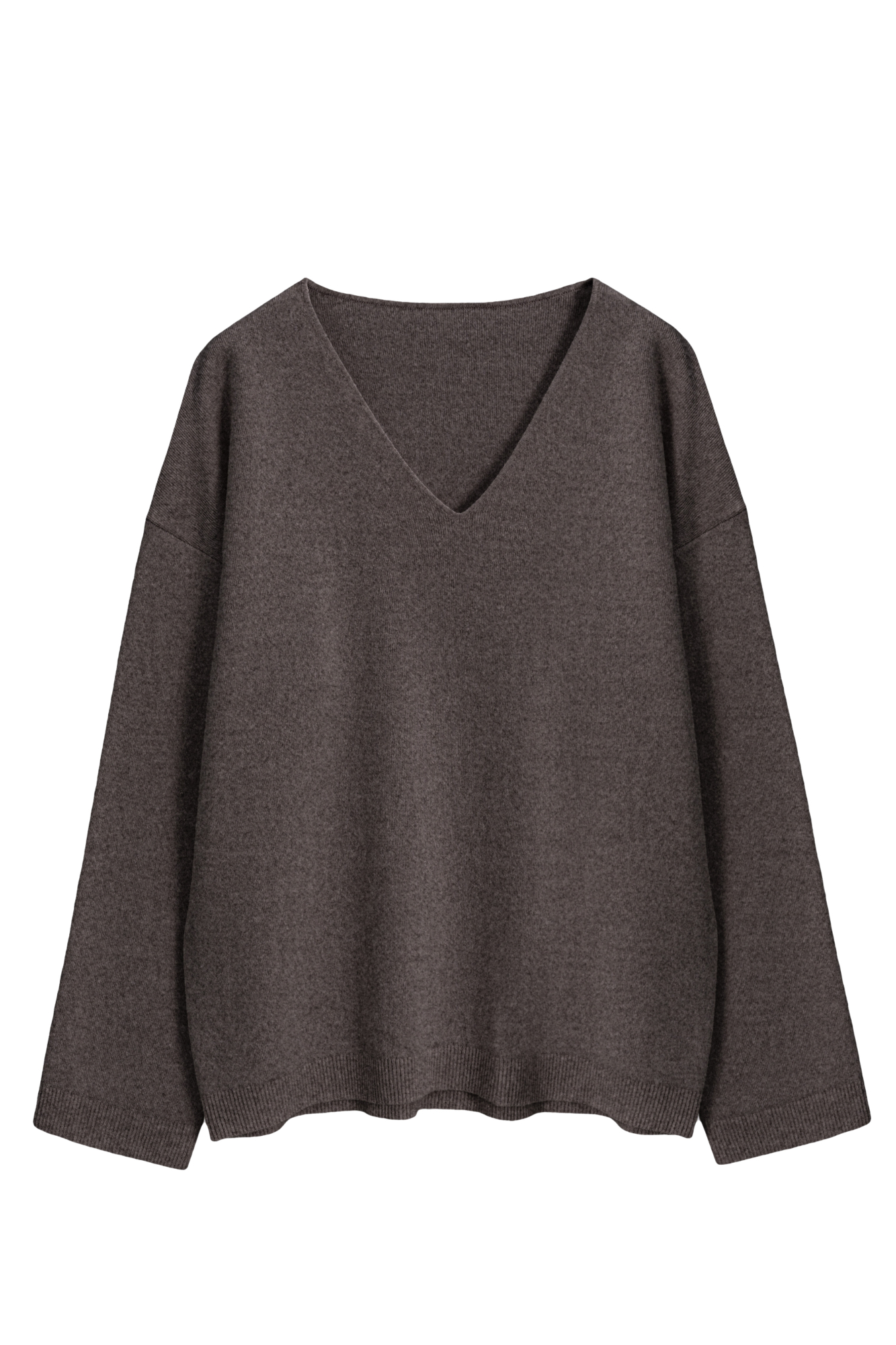Джемпер с V-образным вырезом 