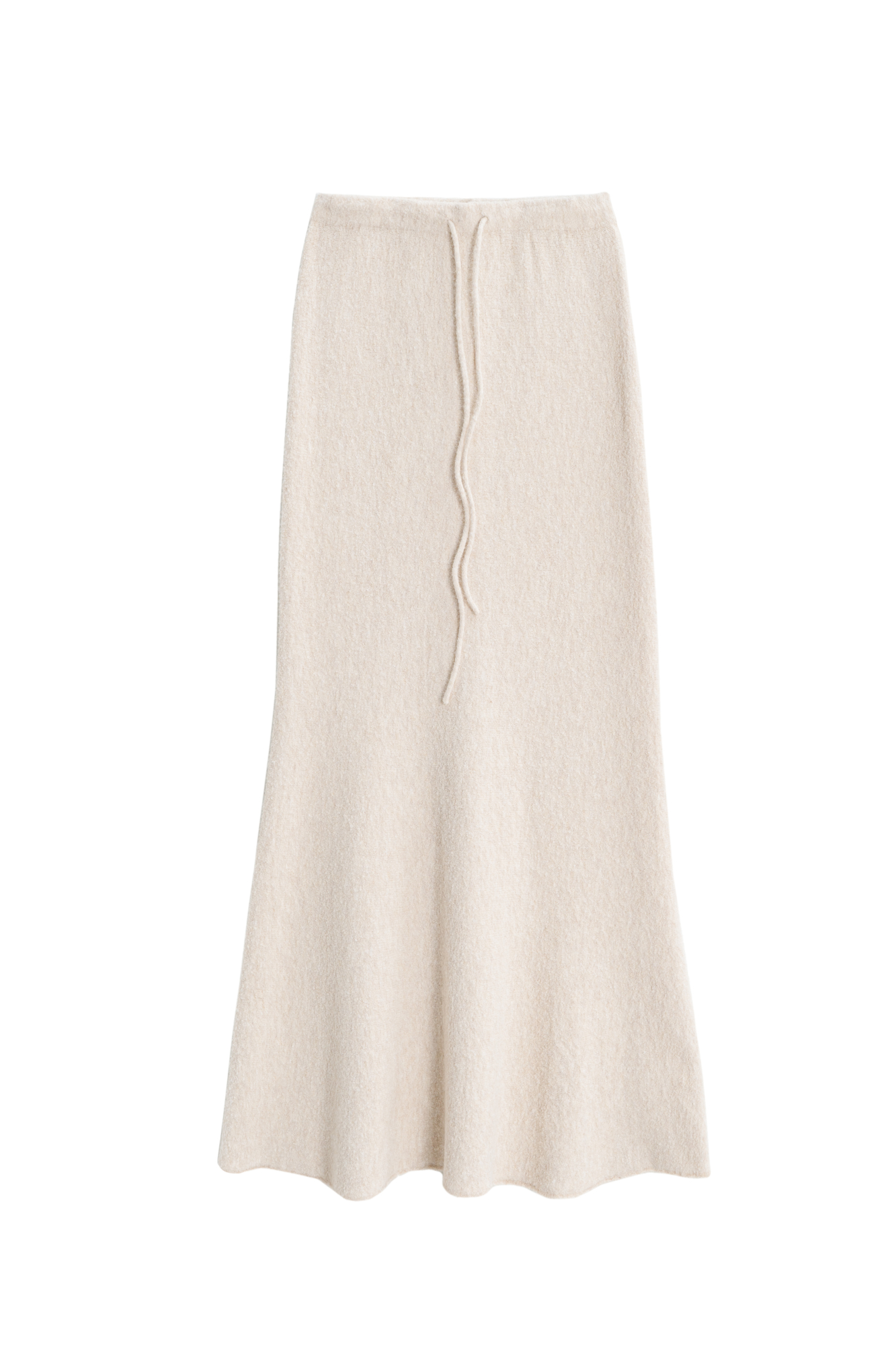 Юбка из буклированной пряжи