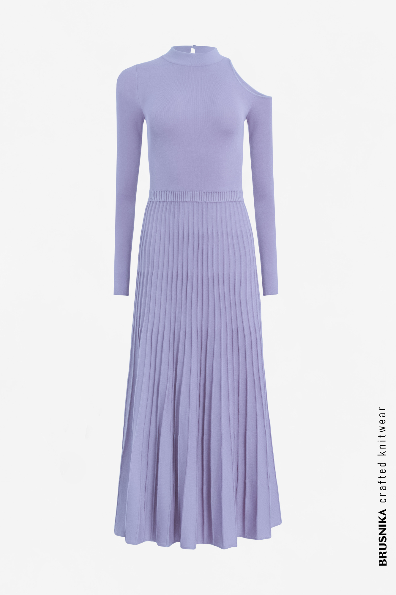 Платье из шерсти с вырезом на плече. Расклешенное платье от талии – это бесспорная классика жанра, где основной акцент делается на талии. Один из прекрасных вариантов для того, чтобы придать женственности и романтичности на особом вечере.