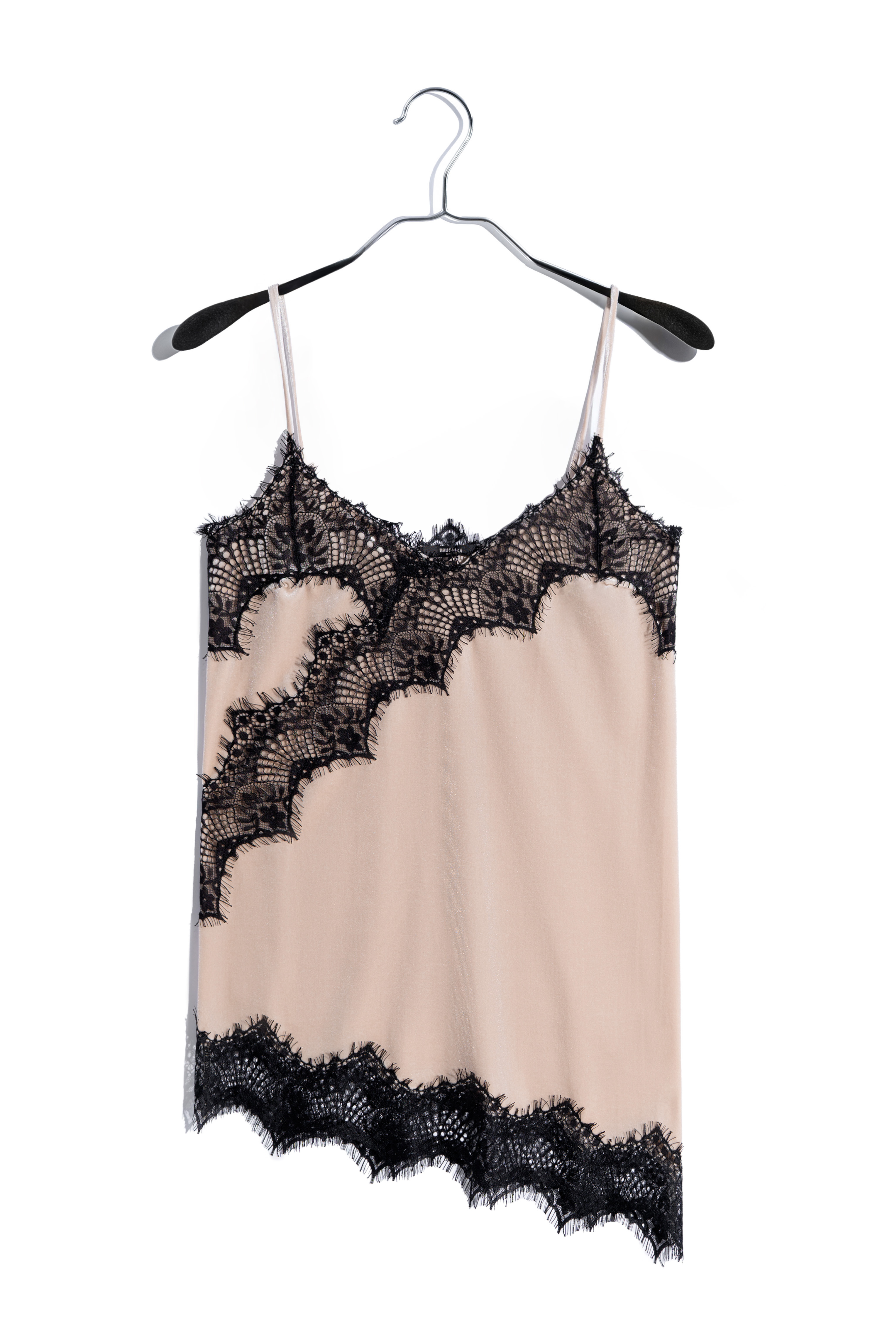 Бархатный топ с кружевом