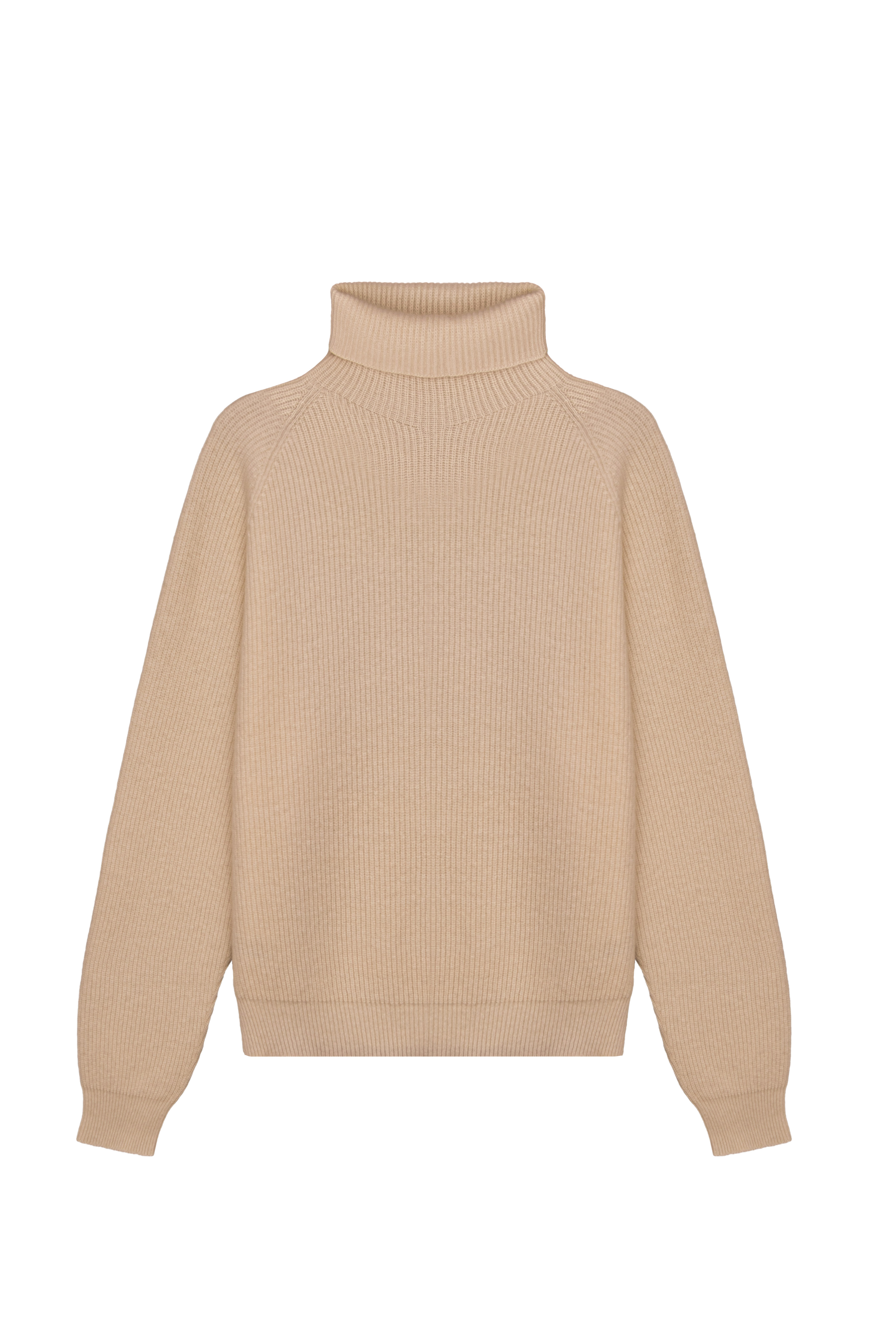 Трикотажный джемпер с воротником-стойкой 