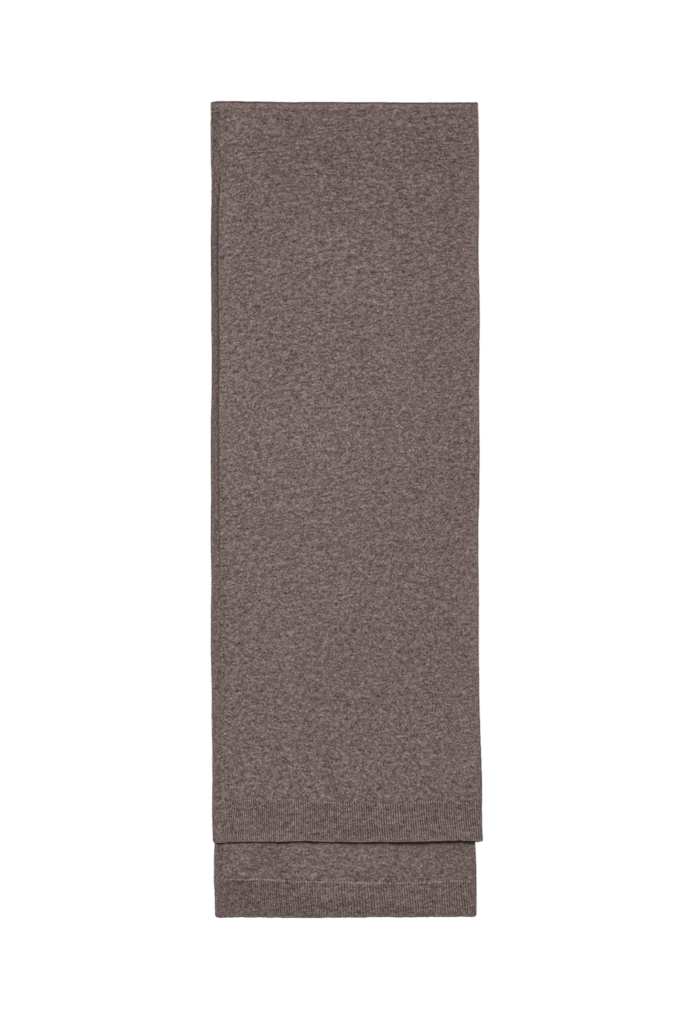 Широкий палантин из кашемира и шерсти.