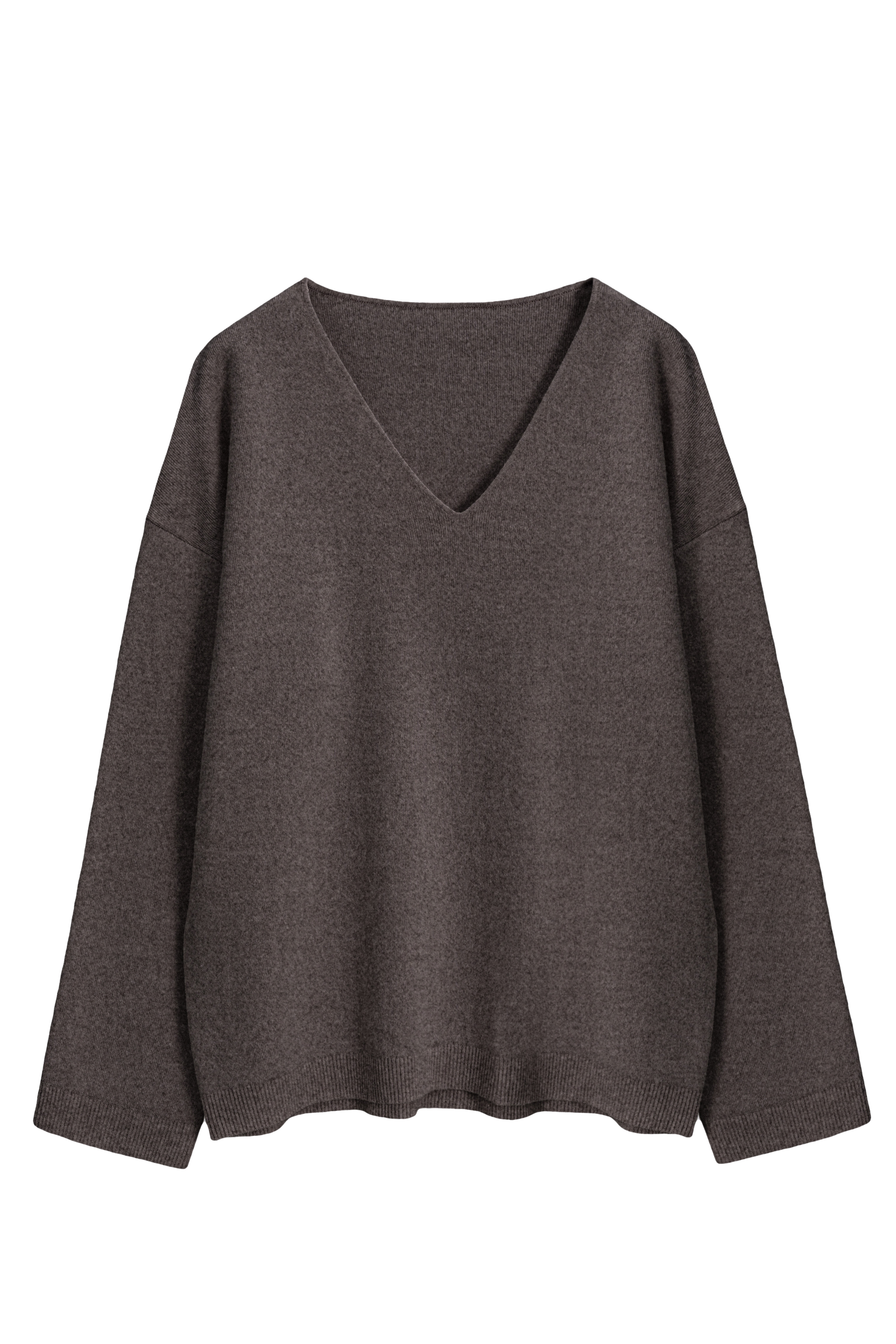 Джемпер с V-образным вырезом 
