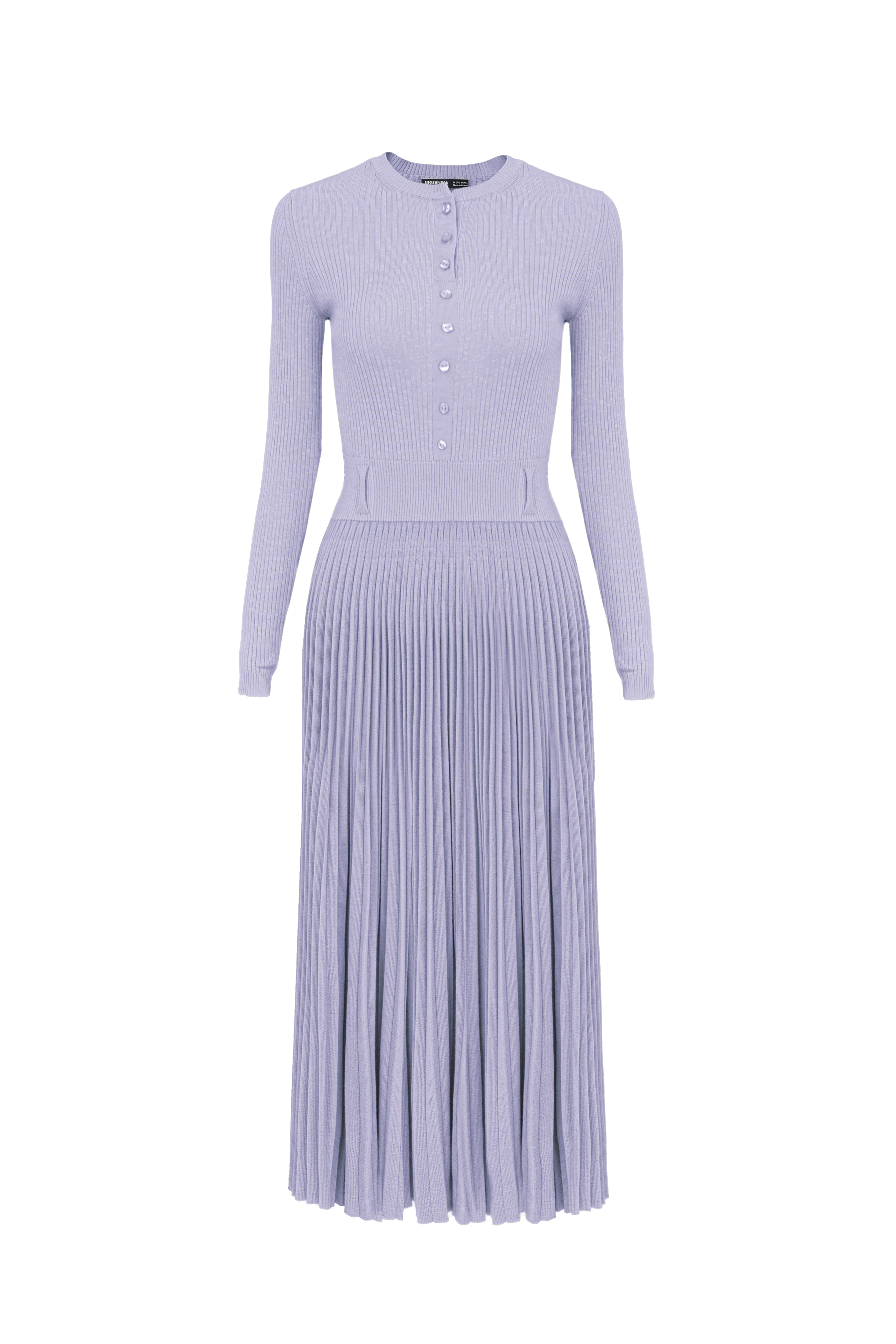 Платье с юбкой плиссе