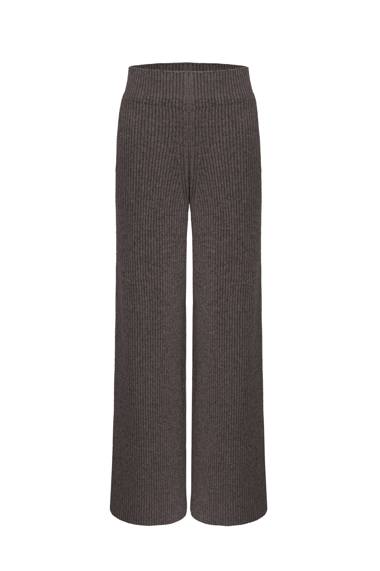 Брюки в рубчик из кашемира и шерсти 