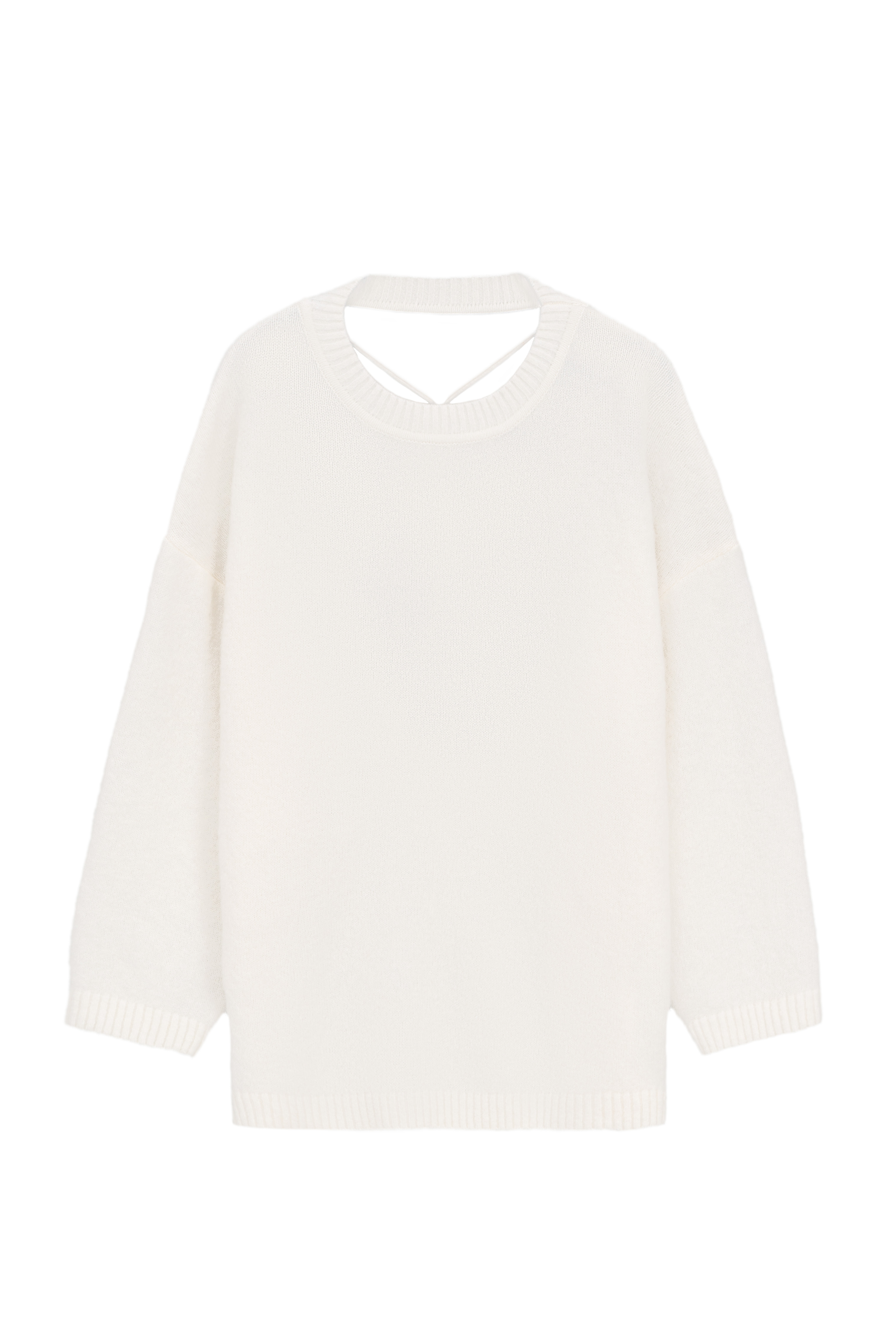 Джемпер с открытой спиной