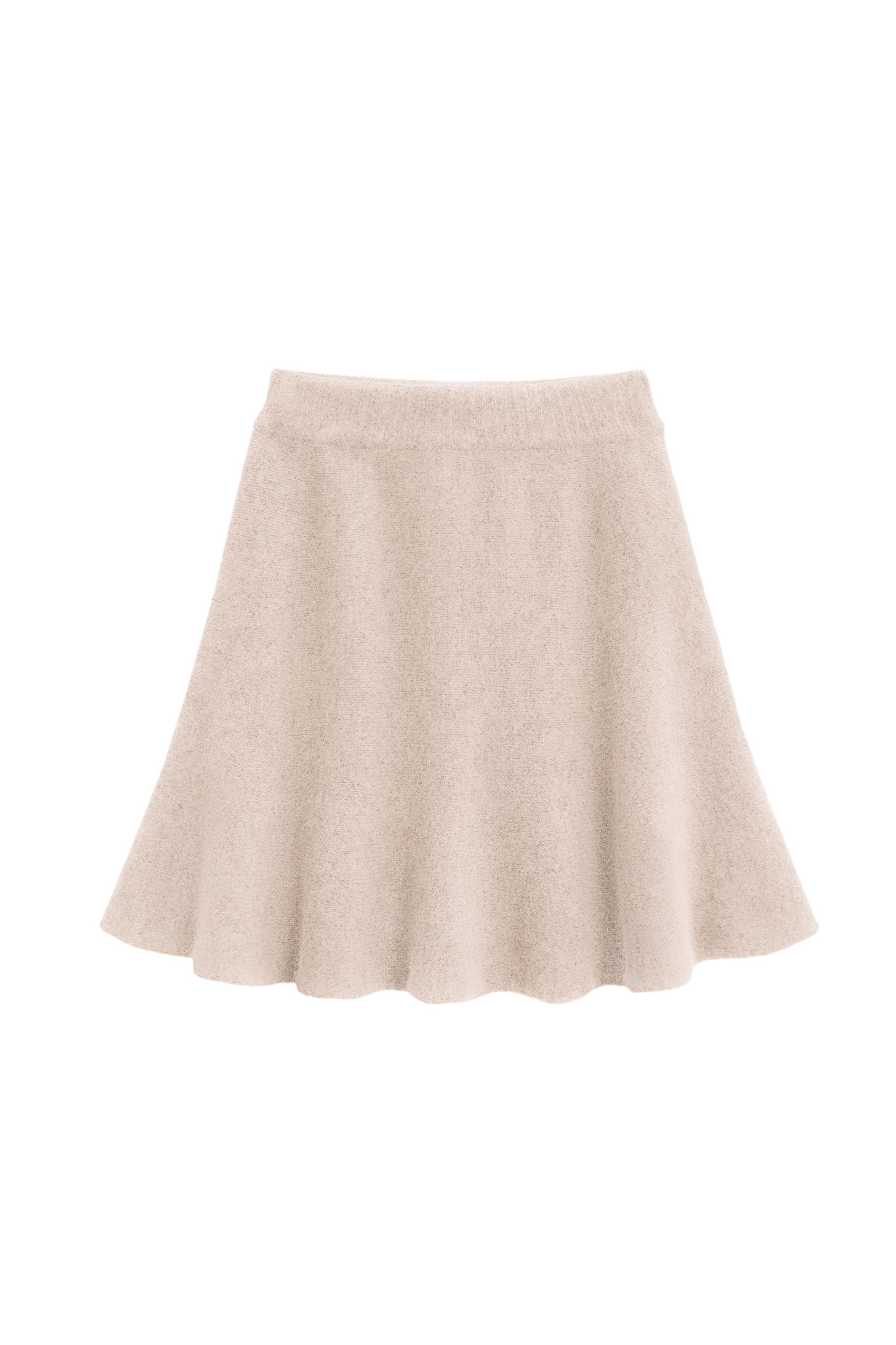 Юбка мини из пуха лисы