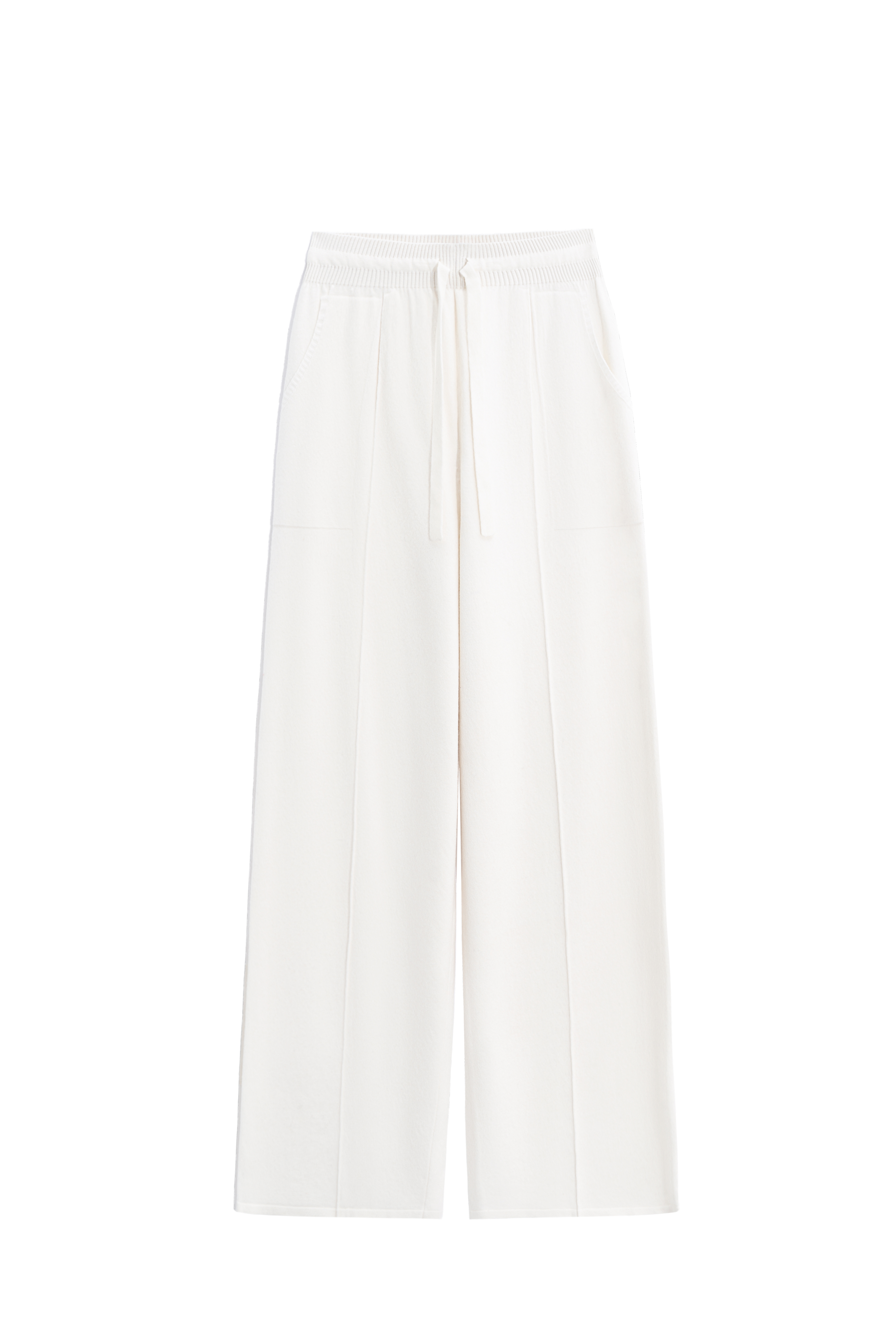 Широкие брюки из кашемира и шерсти