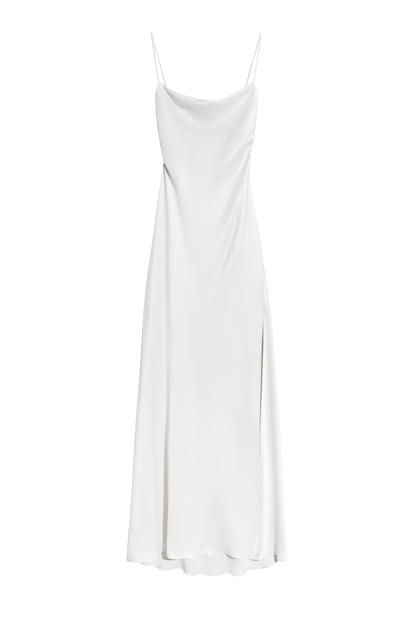 Атласное платье-комбинация