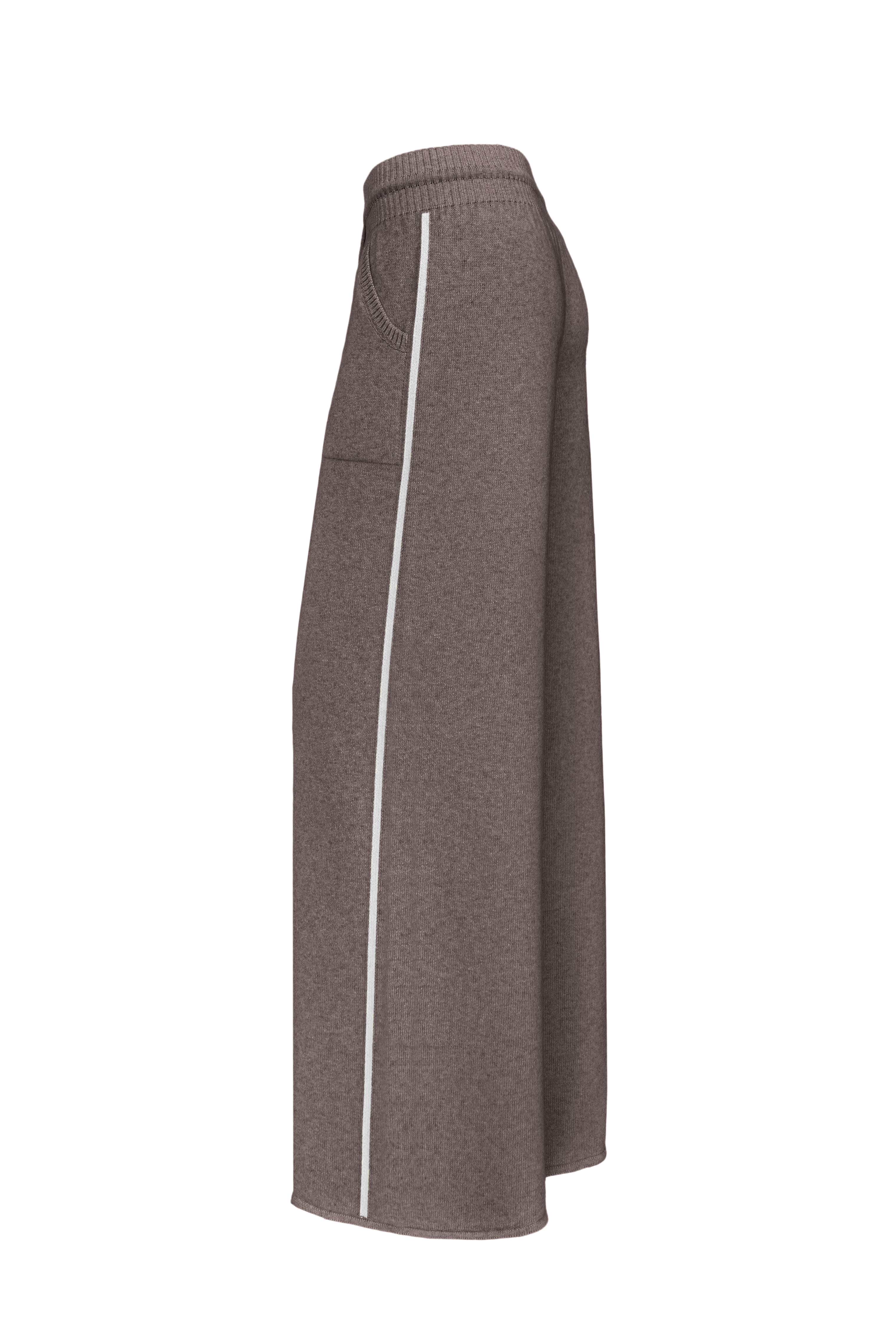 Трикотажные брюки из кашемира и шерсти