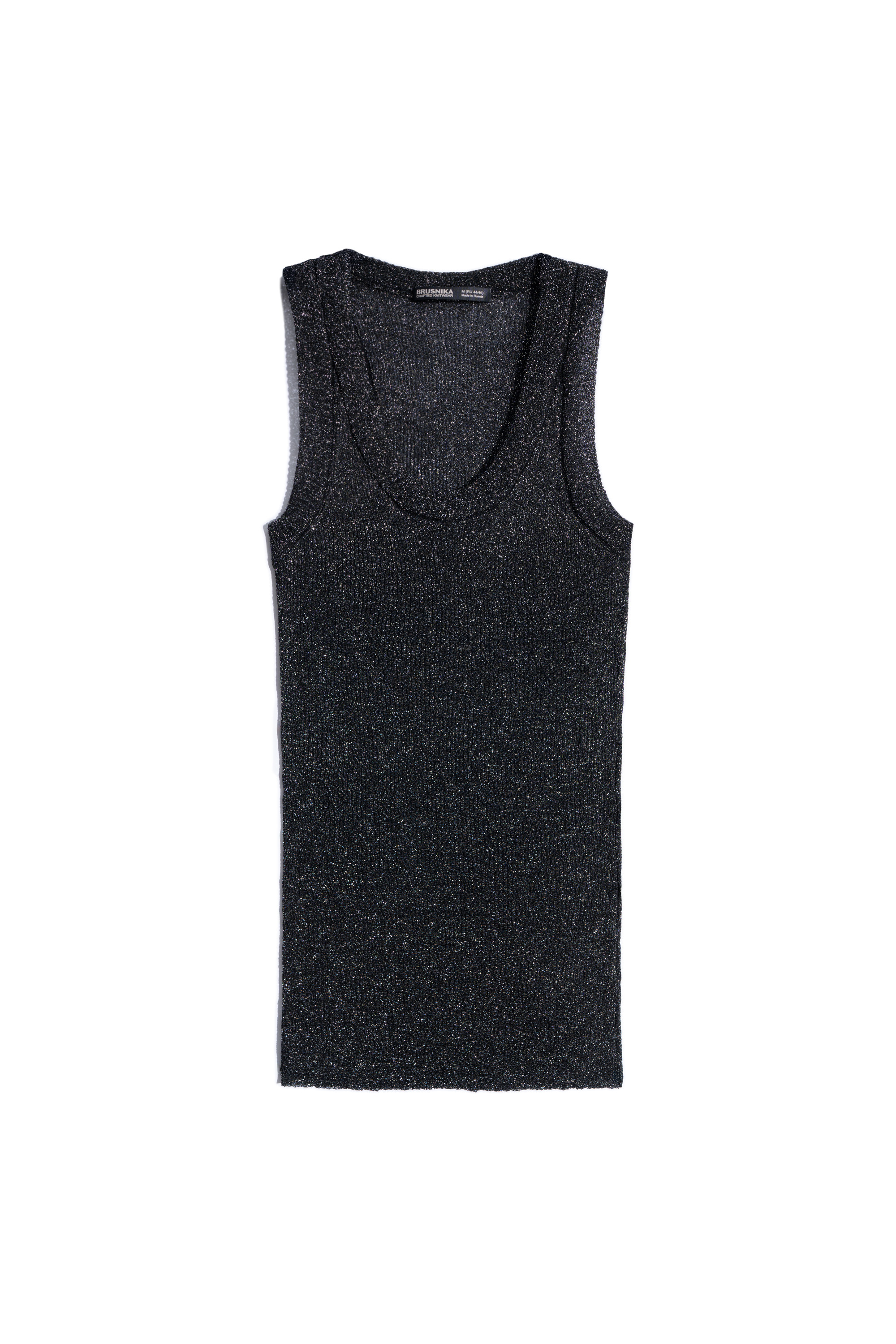 Трикотажный топ с люрексом