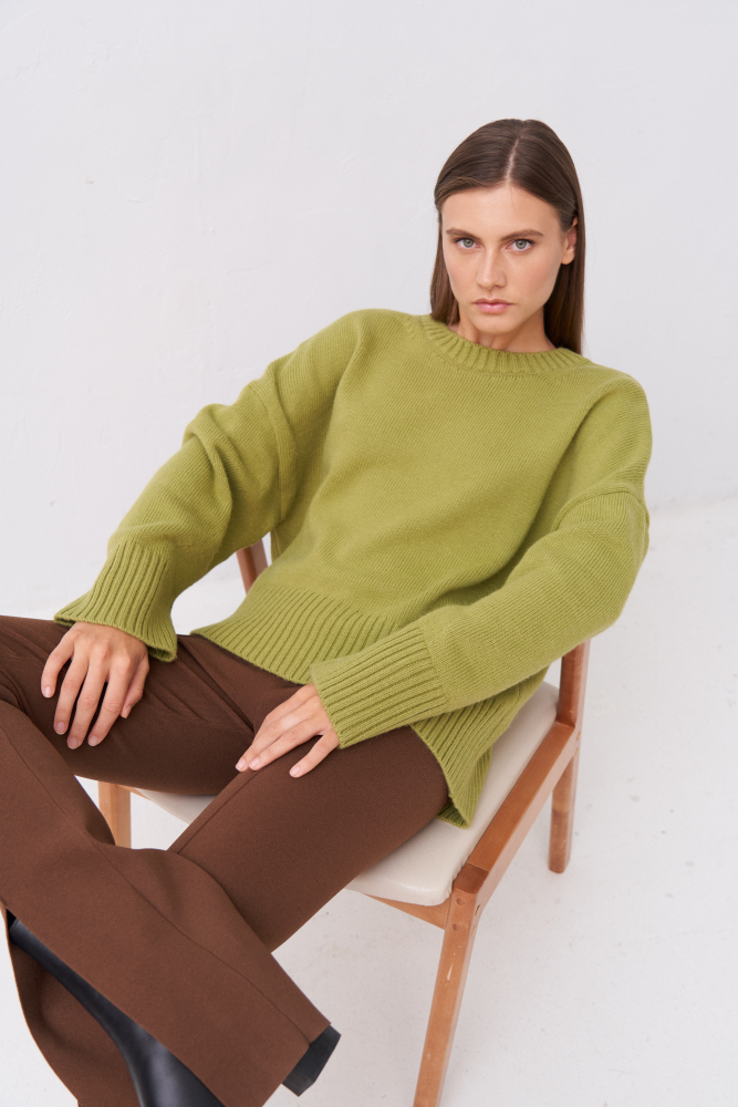 Трикотажный джемпер из шерсти альпака купить в интернет-магазине ...