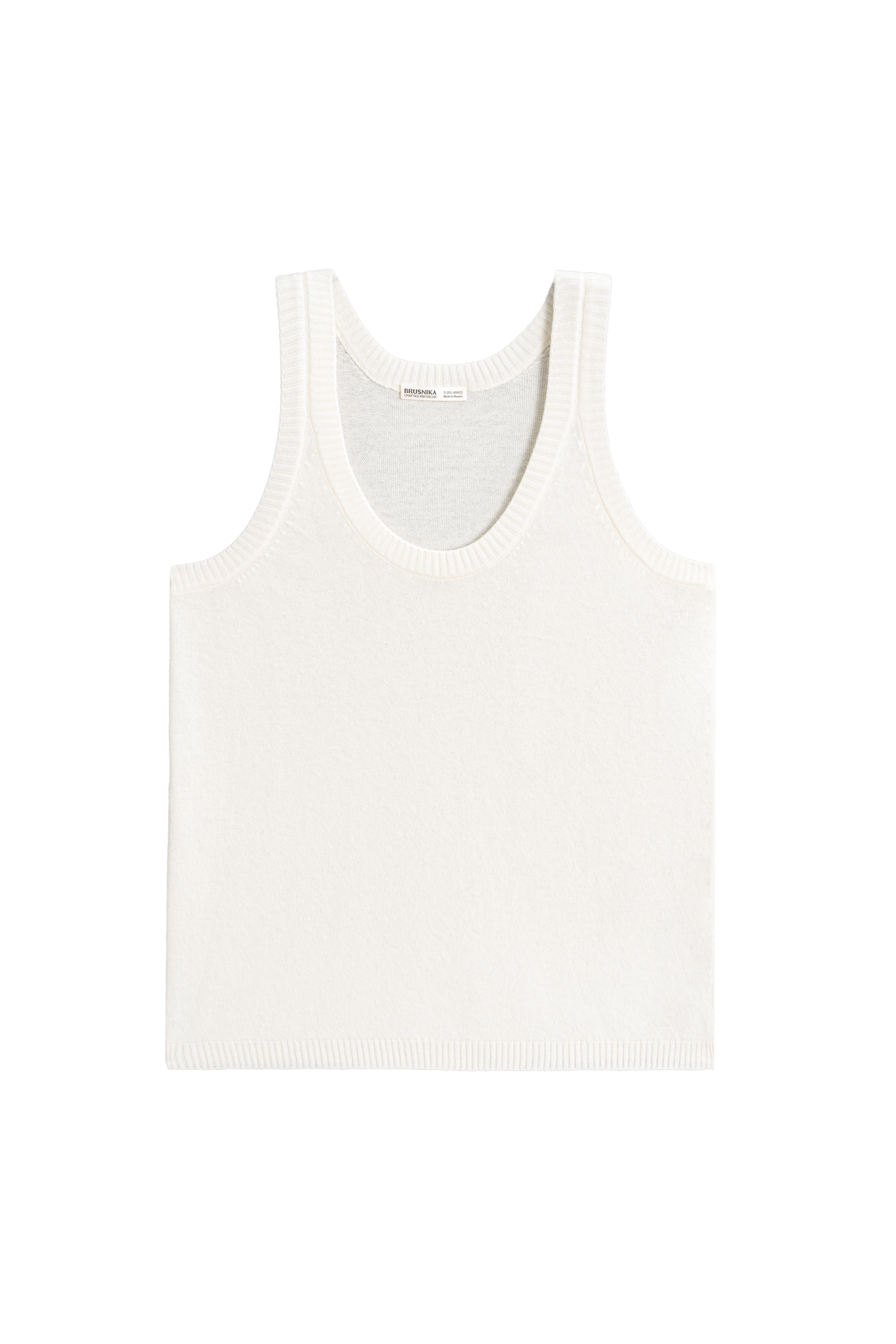 Цельновязанный топ из кашемира и шерсти