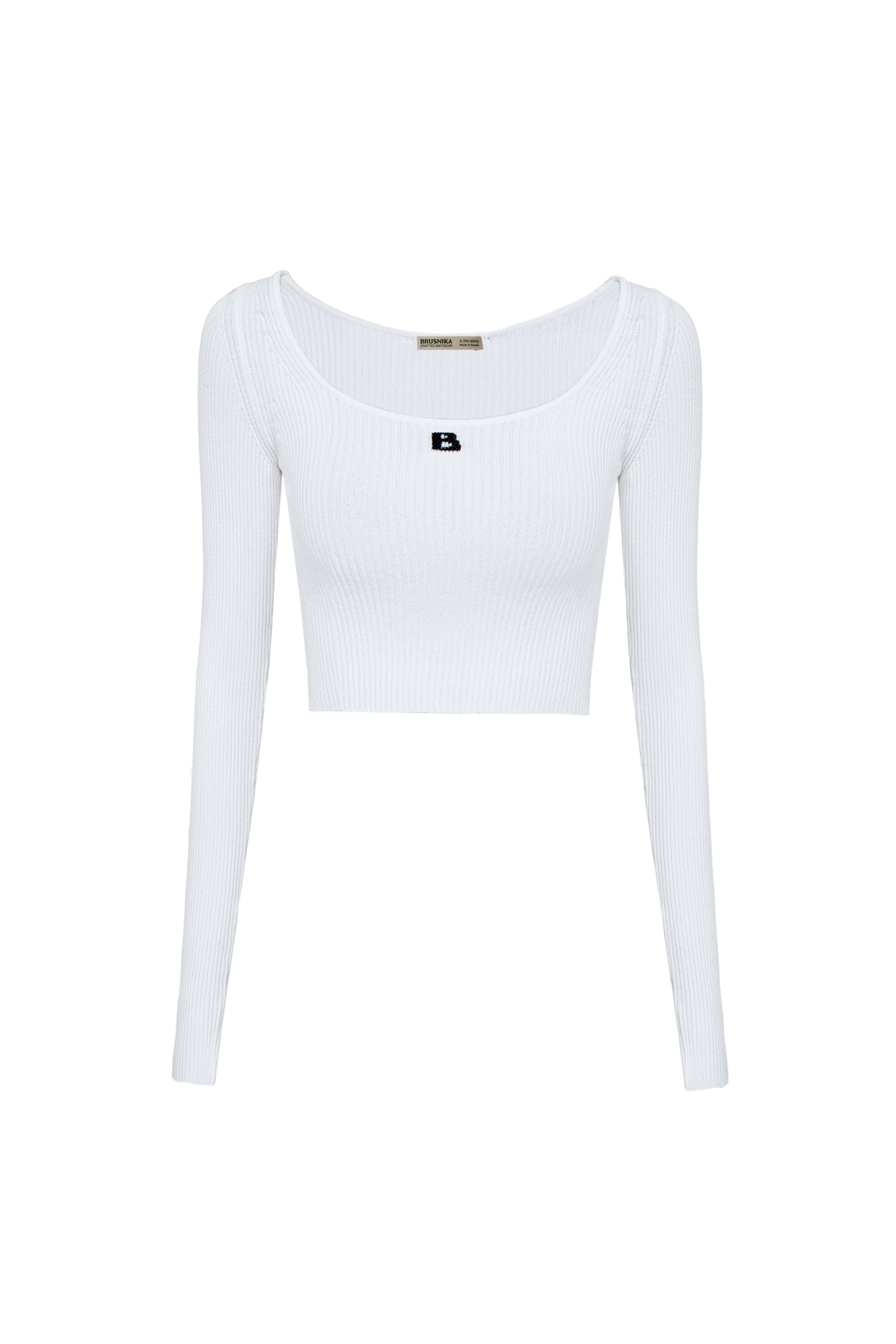 Спортивный топ с длинным рукавом