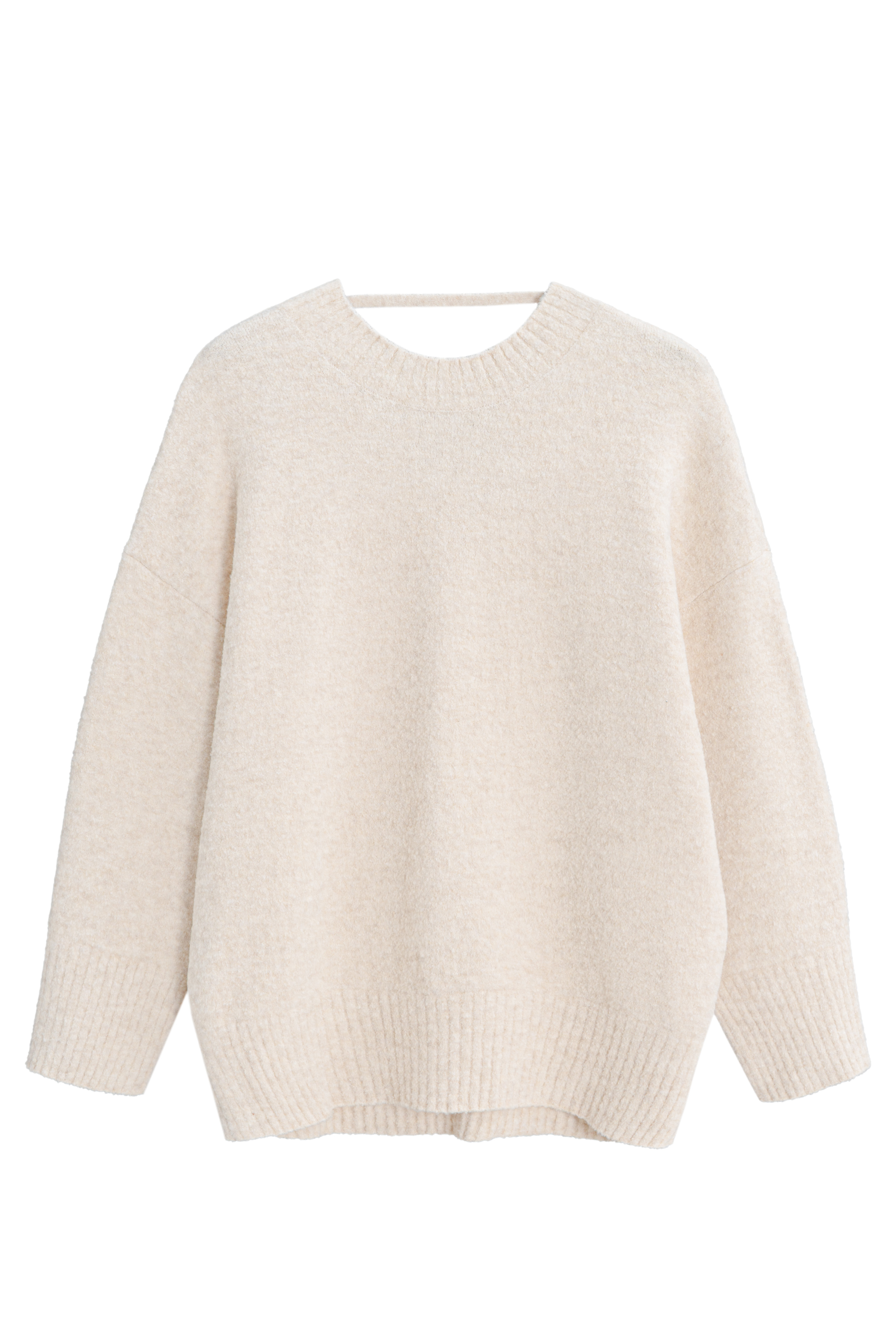 Джемпер из буклированной пряжи