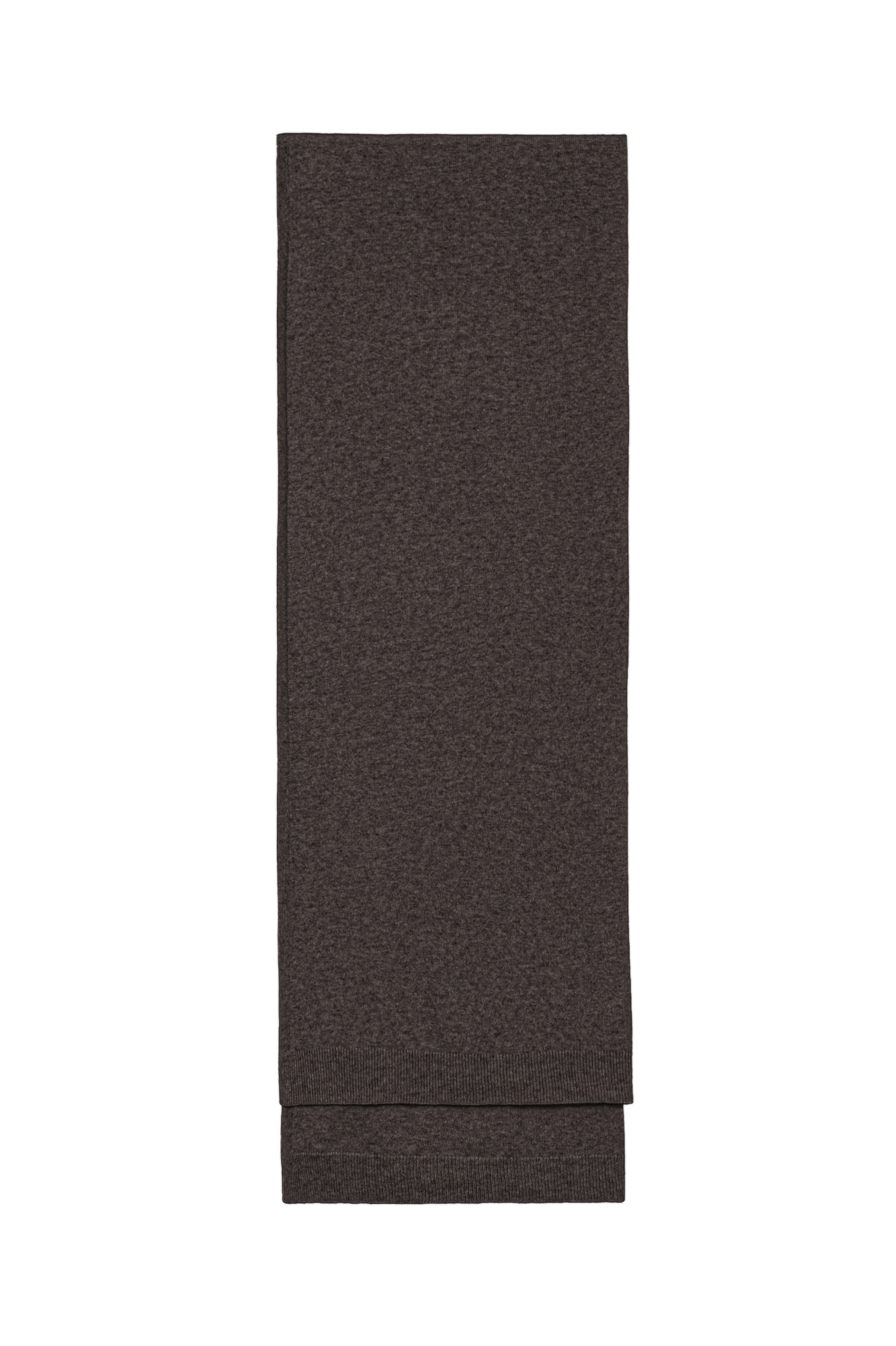 Широкий палантин из кашемира и шерсти.