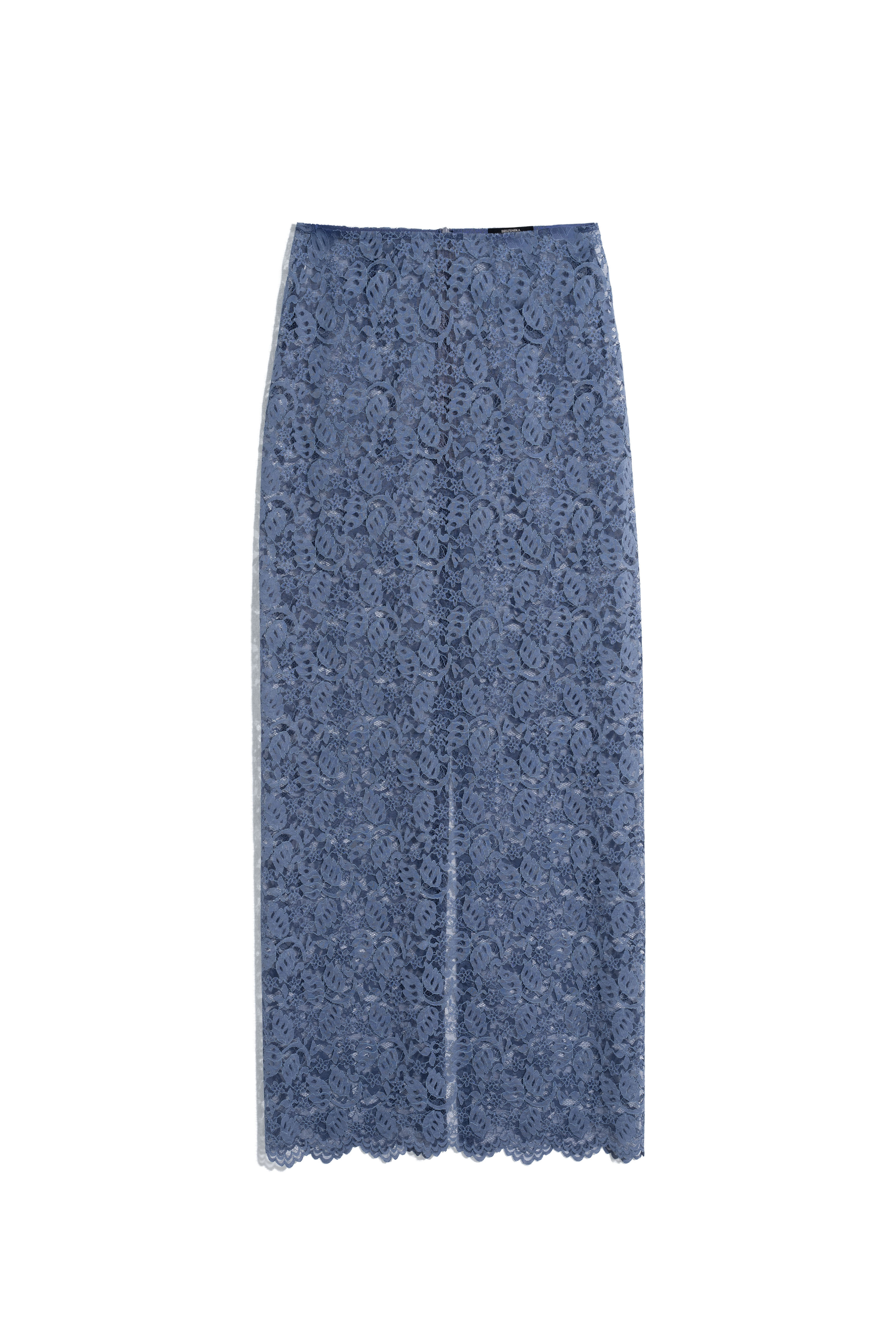 Юбка миди из кружева