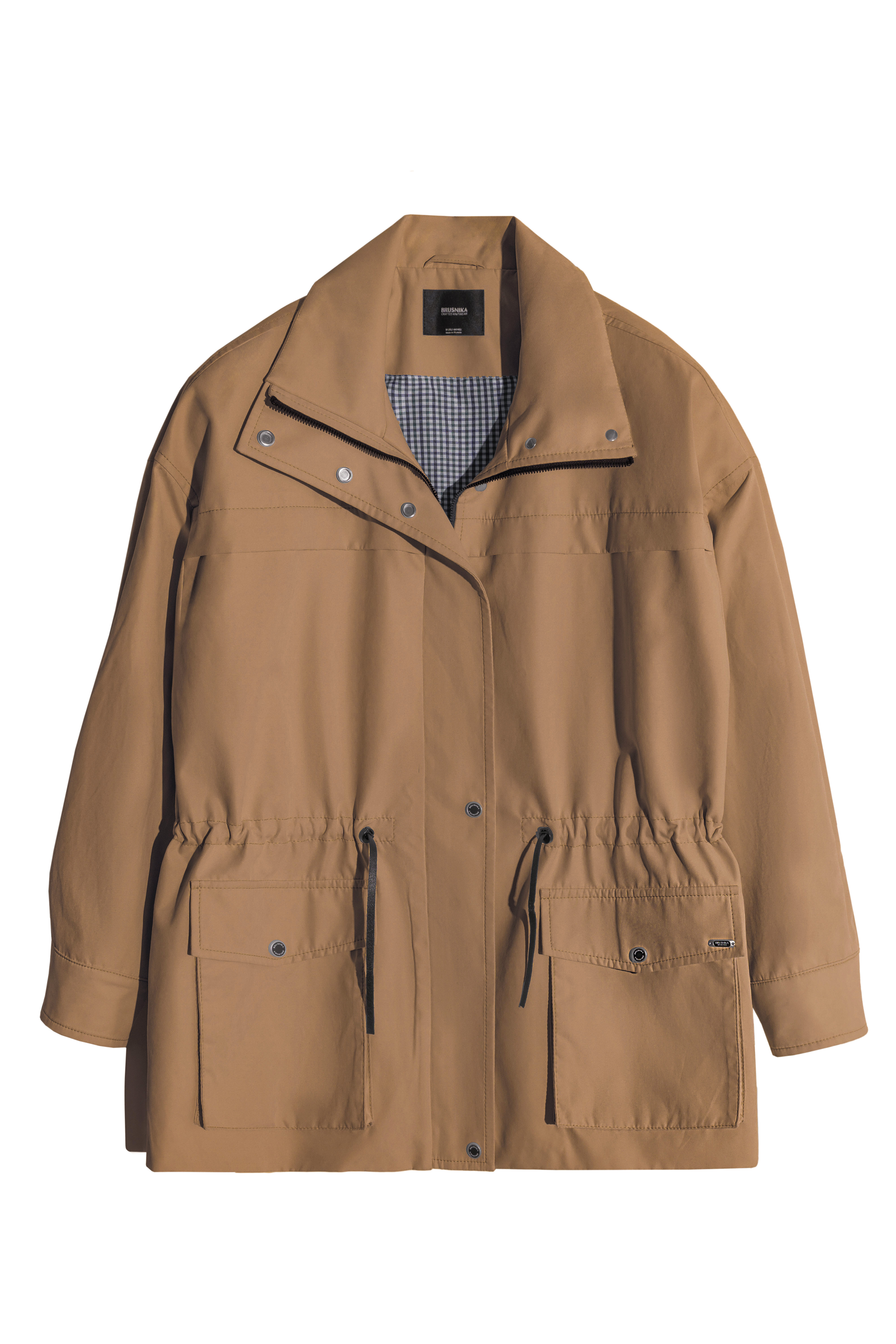 Парка из плащевой ткани