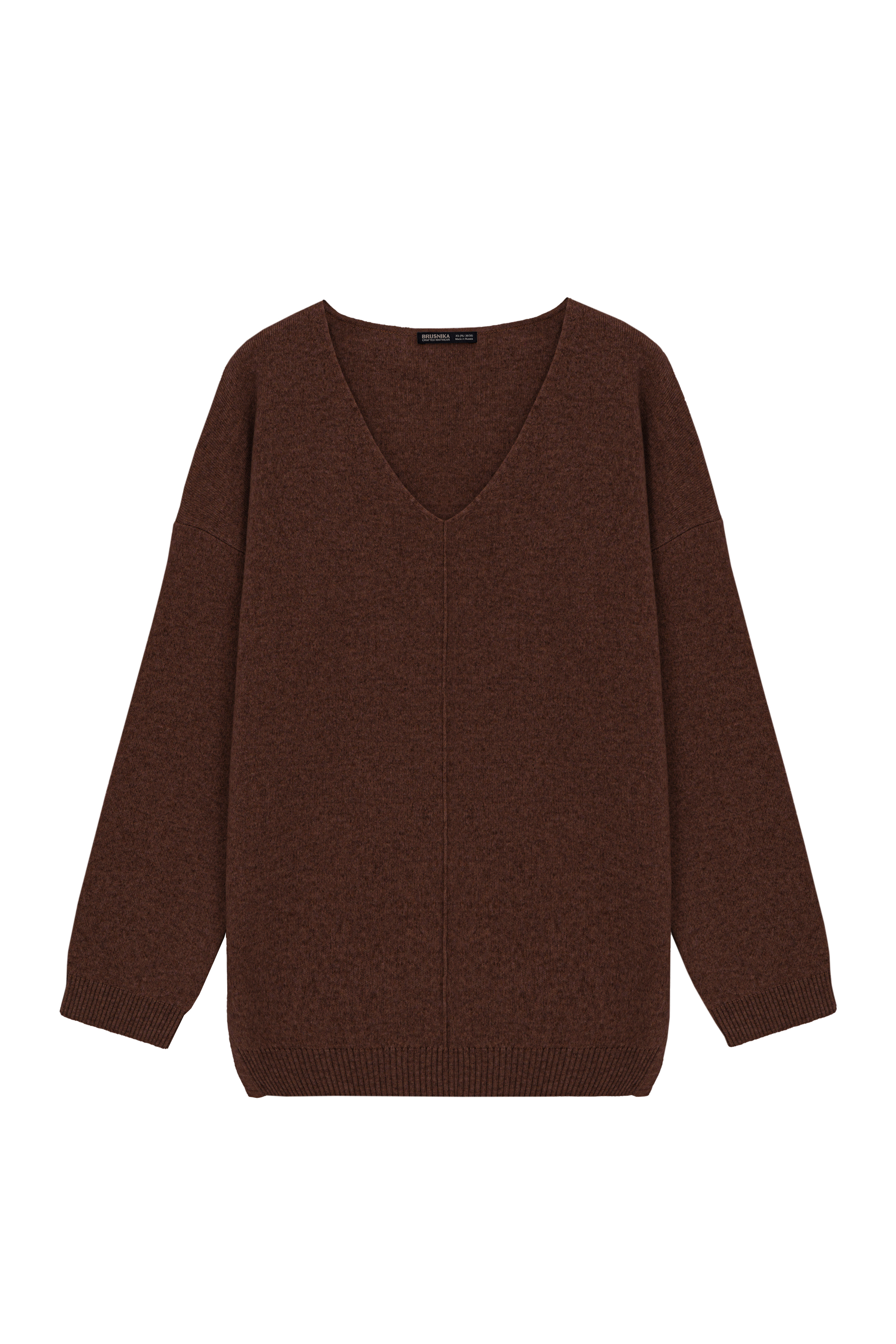 Трикотажный джемпер из кашемира и шерсти 