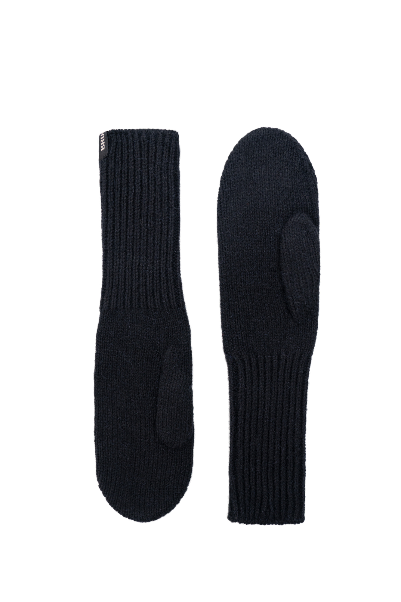 Трикотажные варежки из шерсти альпака. Изделие декорировано брендированным ярлыком.