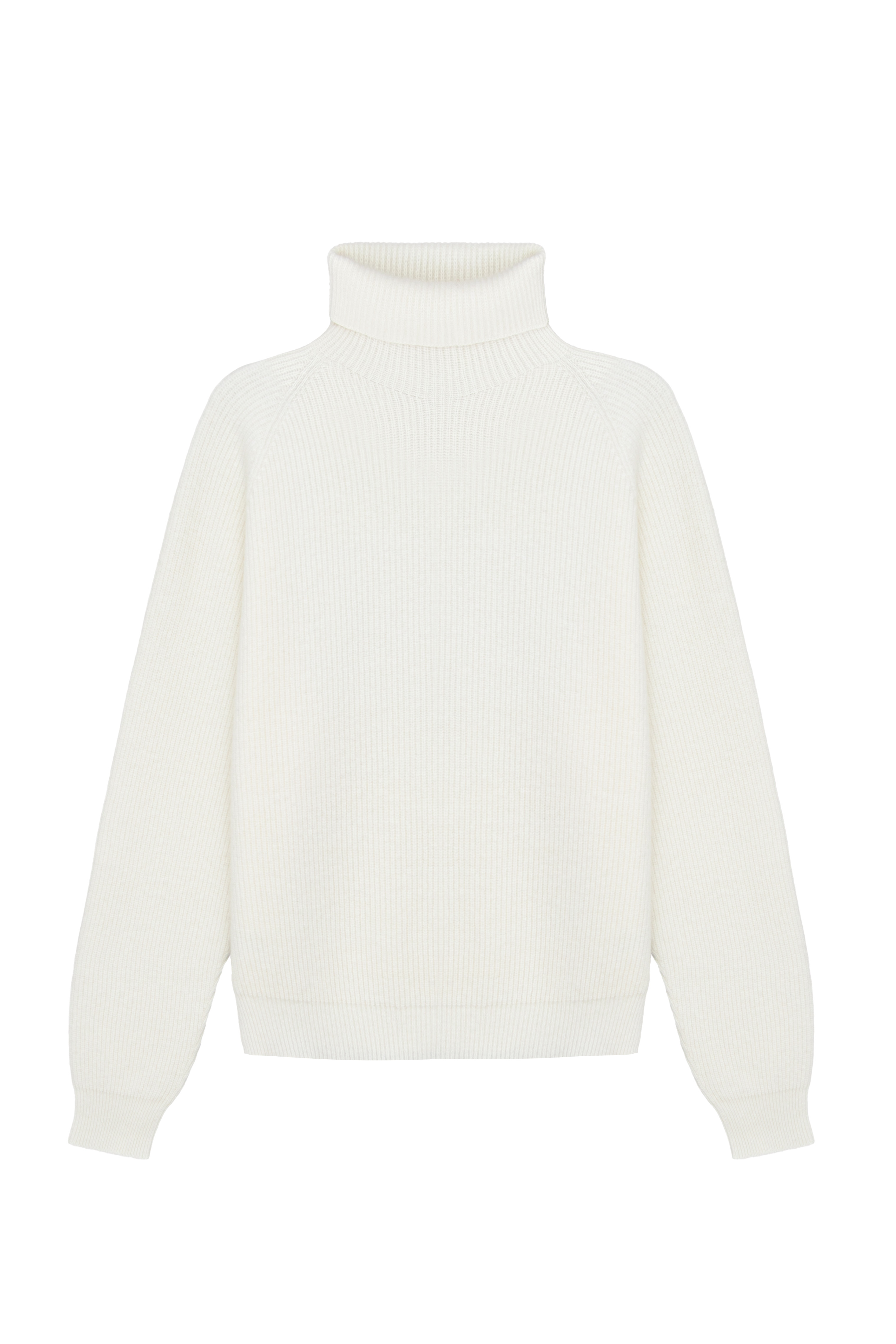 Трикотажный джемпер с воротником-стойкой 