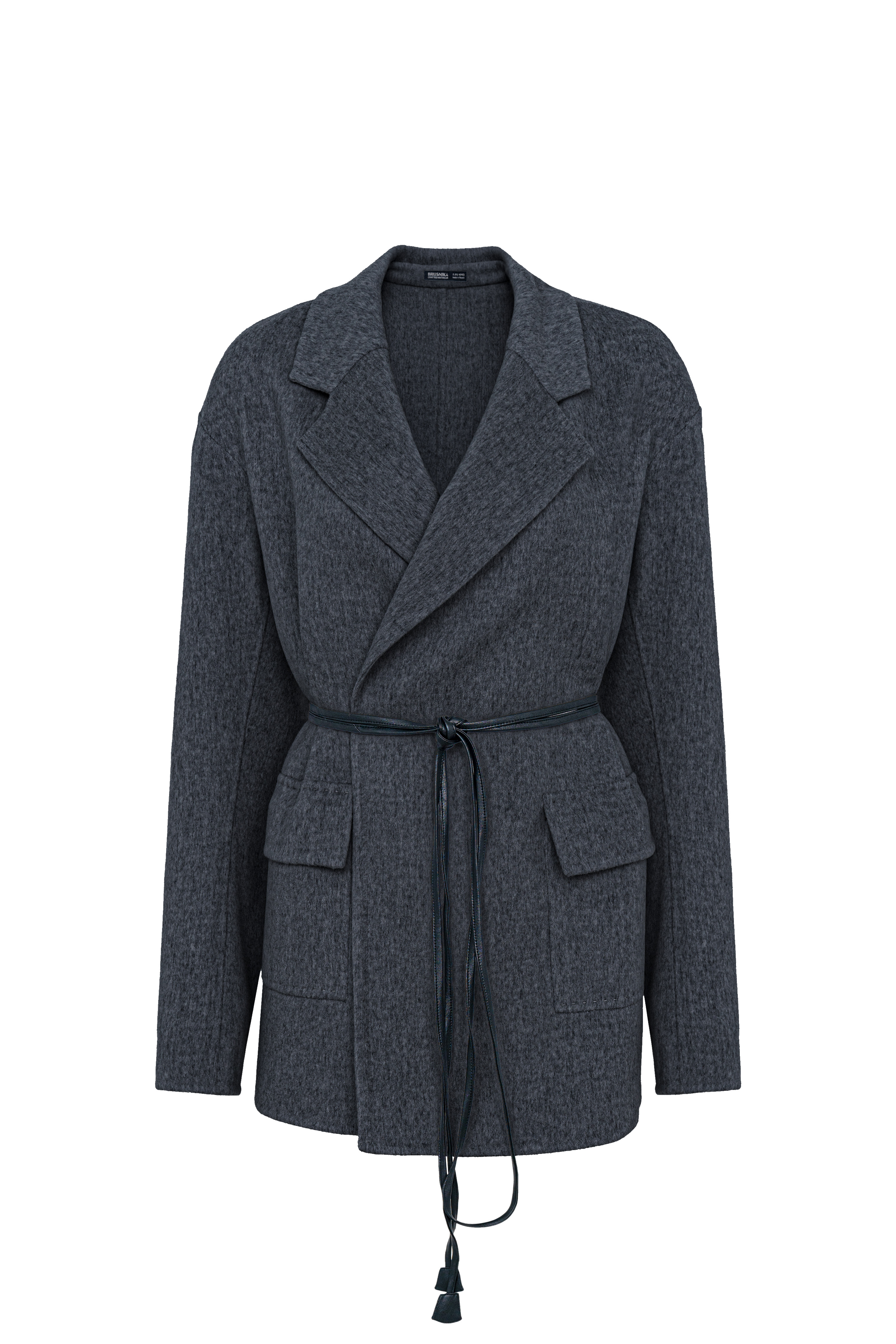 Жакет на запах из 100% шерсти