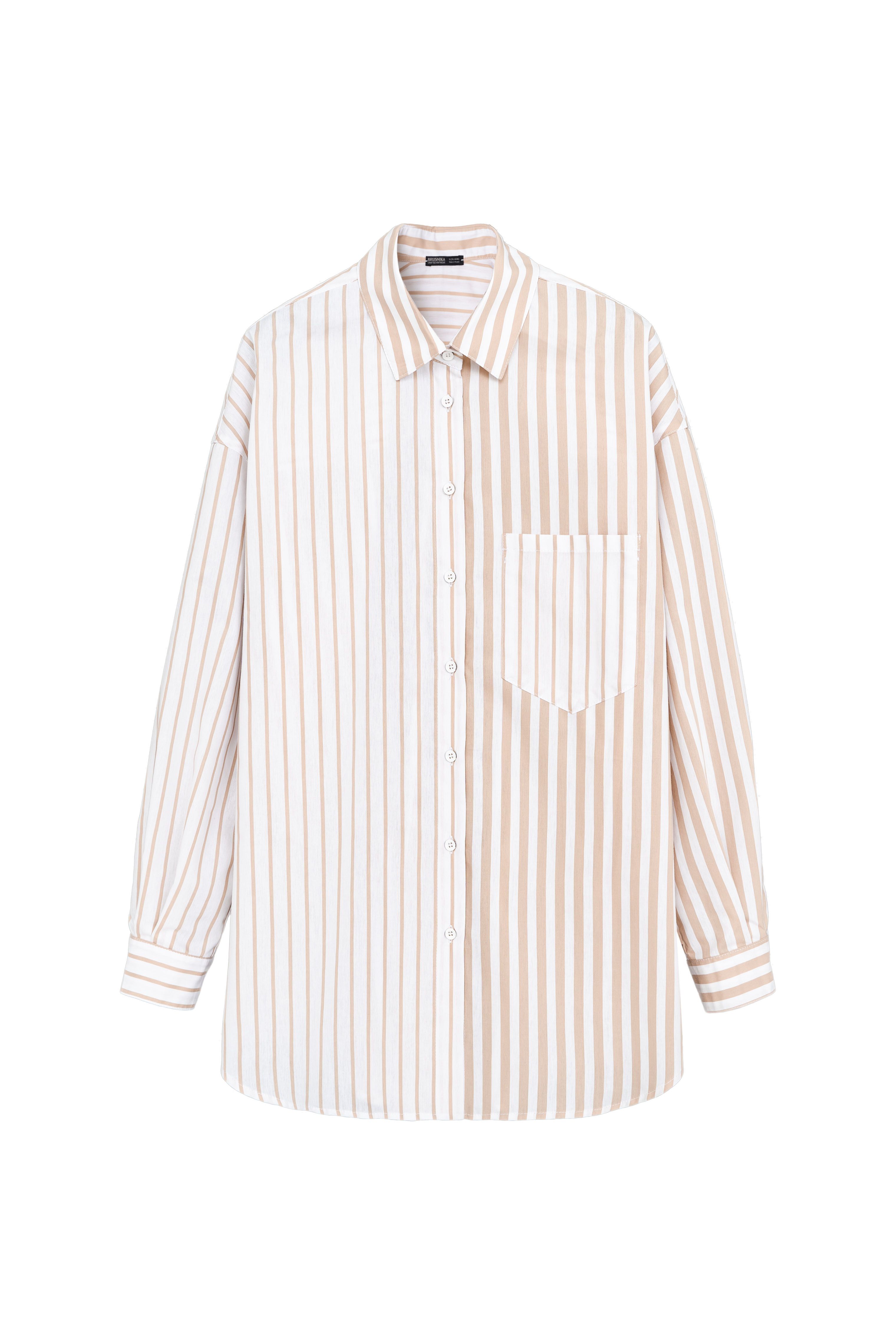 Рубашка из хлопка в полоску