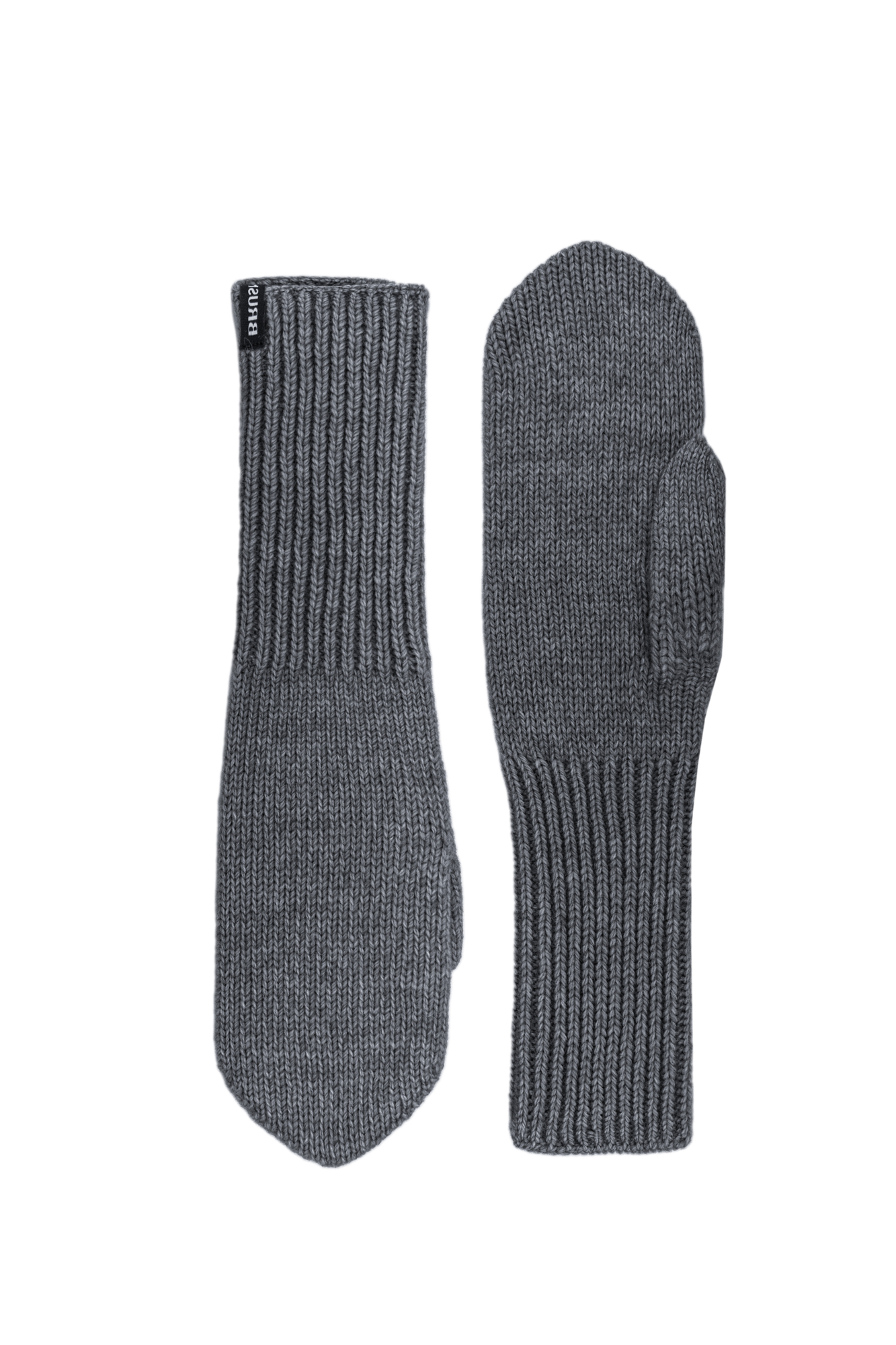 Трикотажные варежки из шерсти альпака. Изделие декорировано брендированным ярлыком.