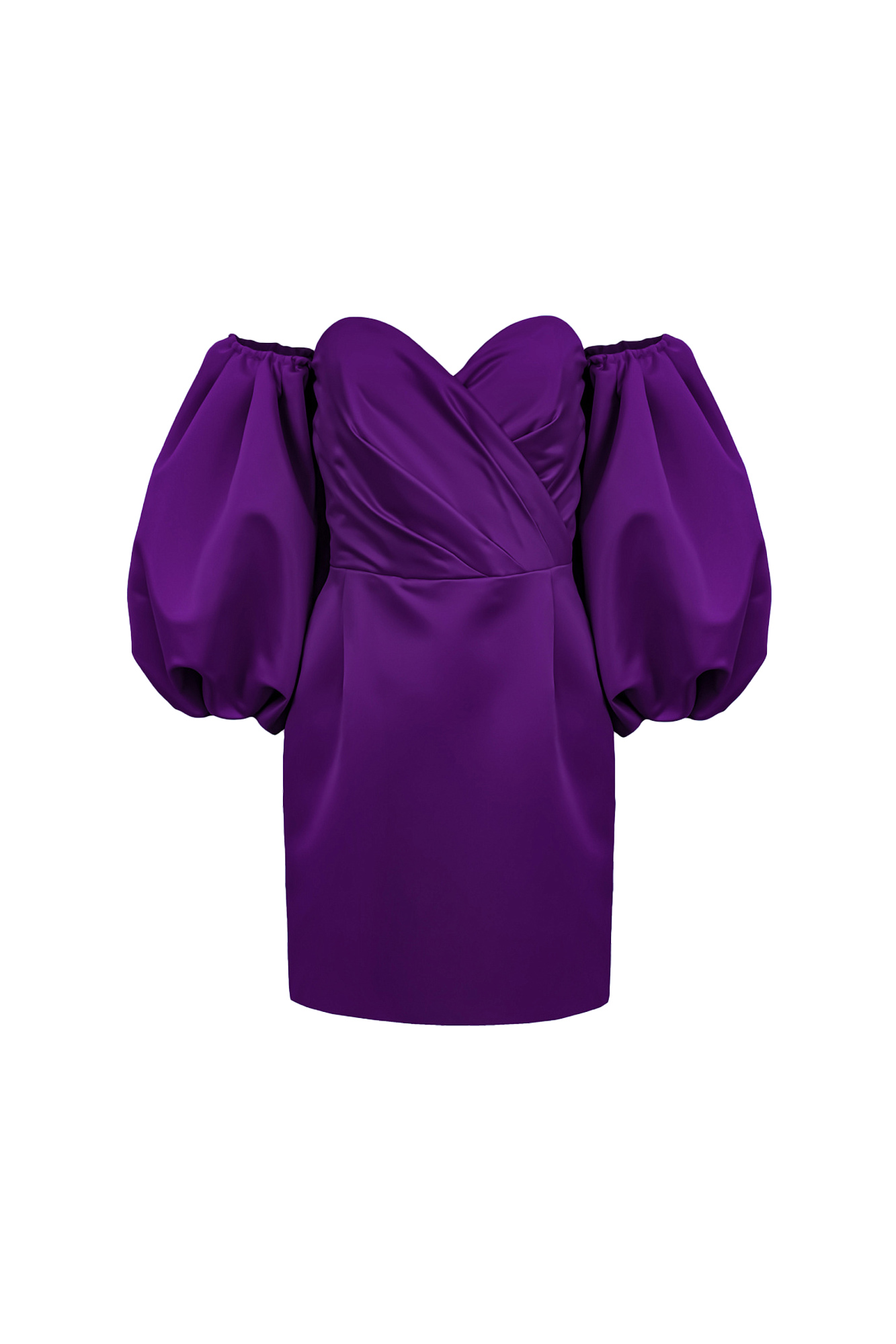 Корсетное платье с пышными рукавами купить в интернет-магазине BRUSNIKA ...