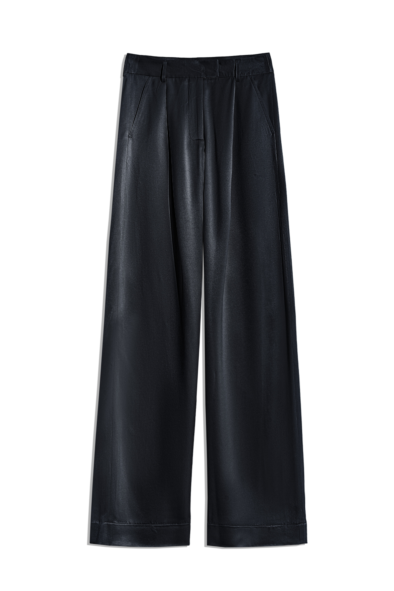 Атласные брюки 