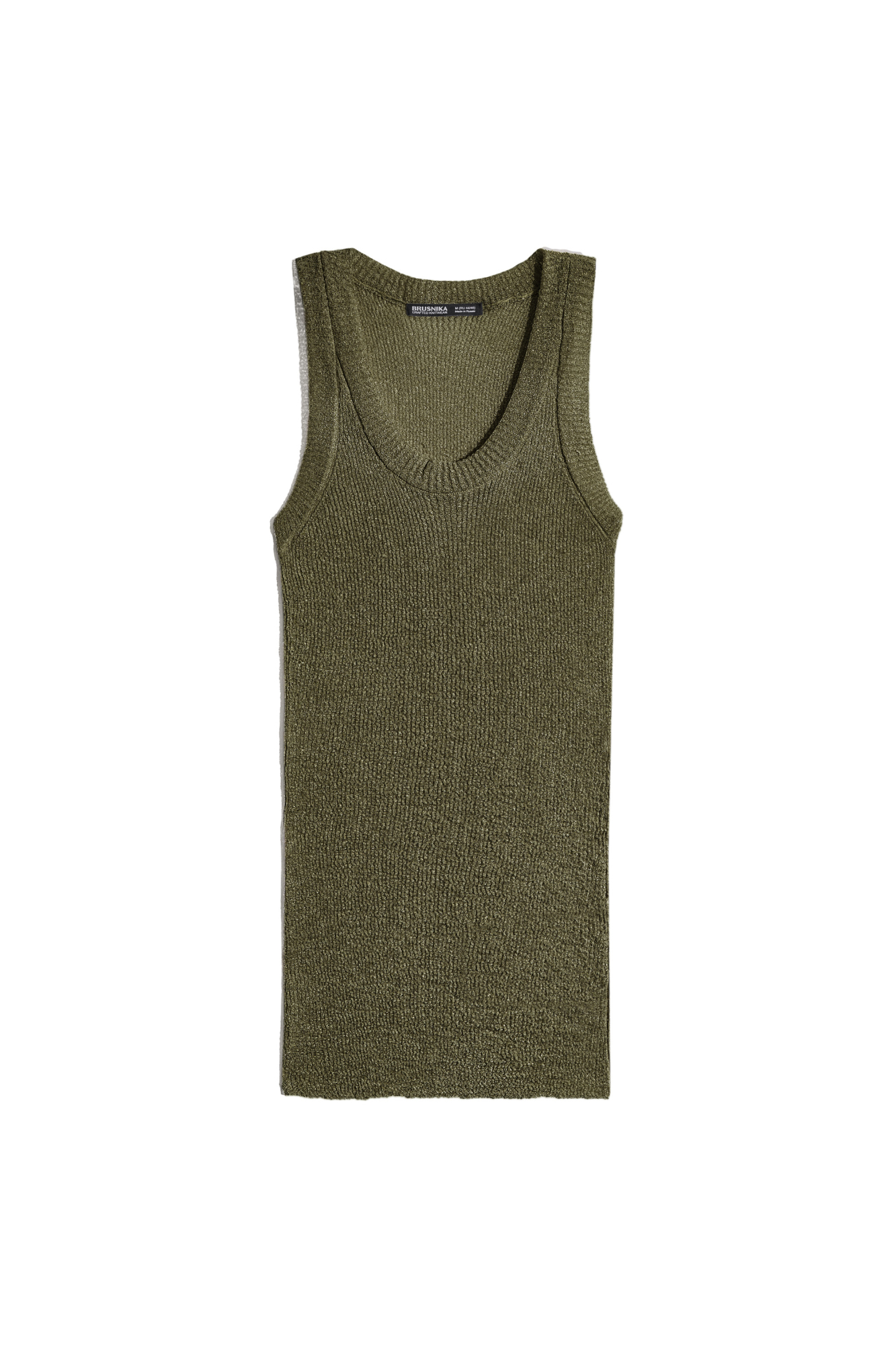 Трикотажный топ с люрексом