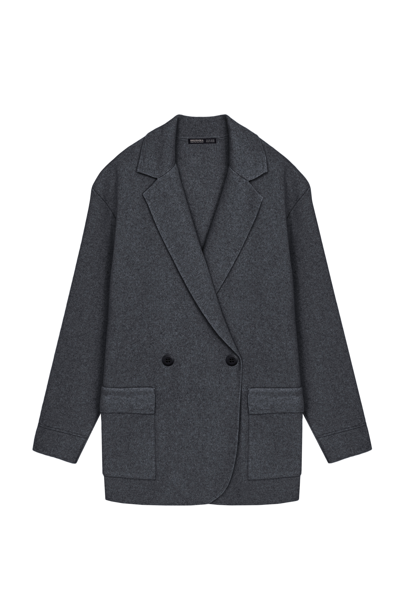 Трикотажный жакет с добавлением кашемира