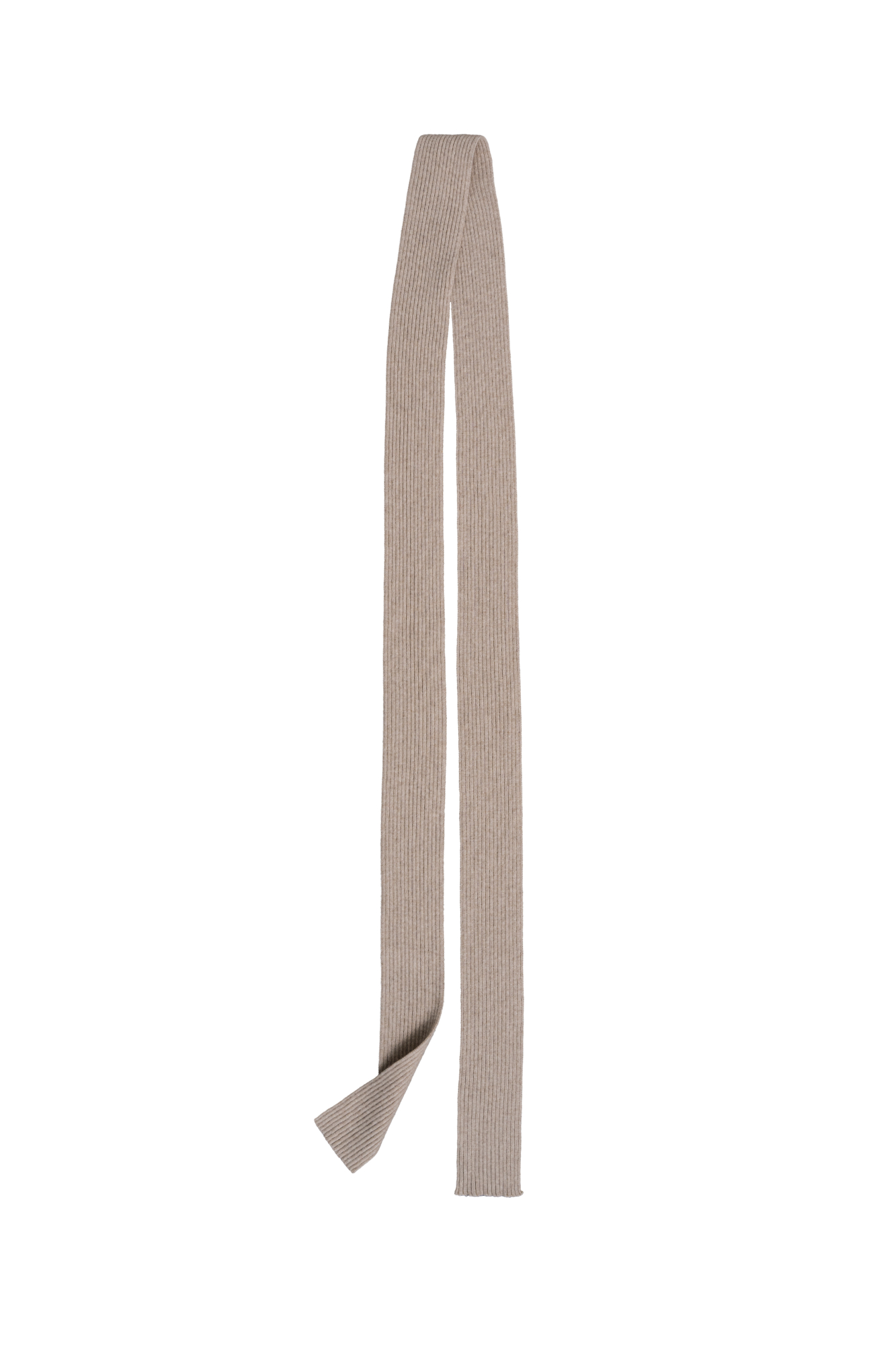 Трикотажный тонкий шарф из шерсти и кашемира. Аксессуар, который поможет дополнить любой образ.