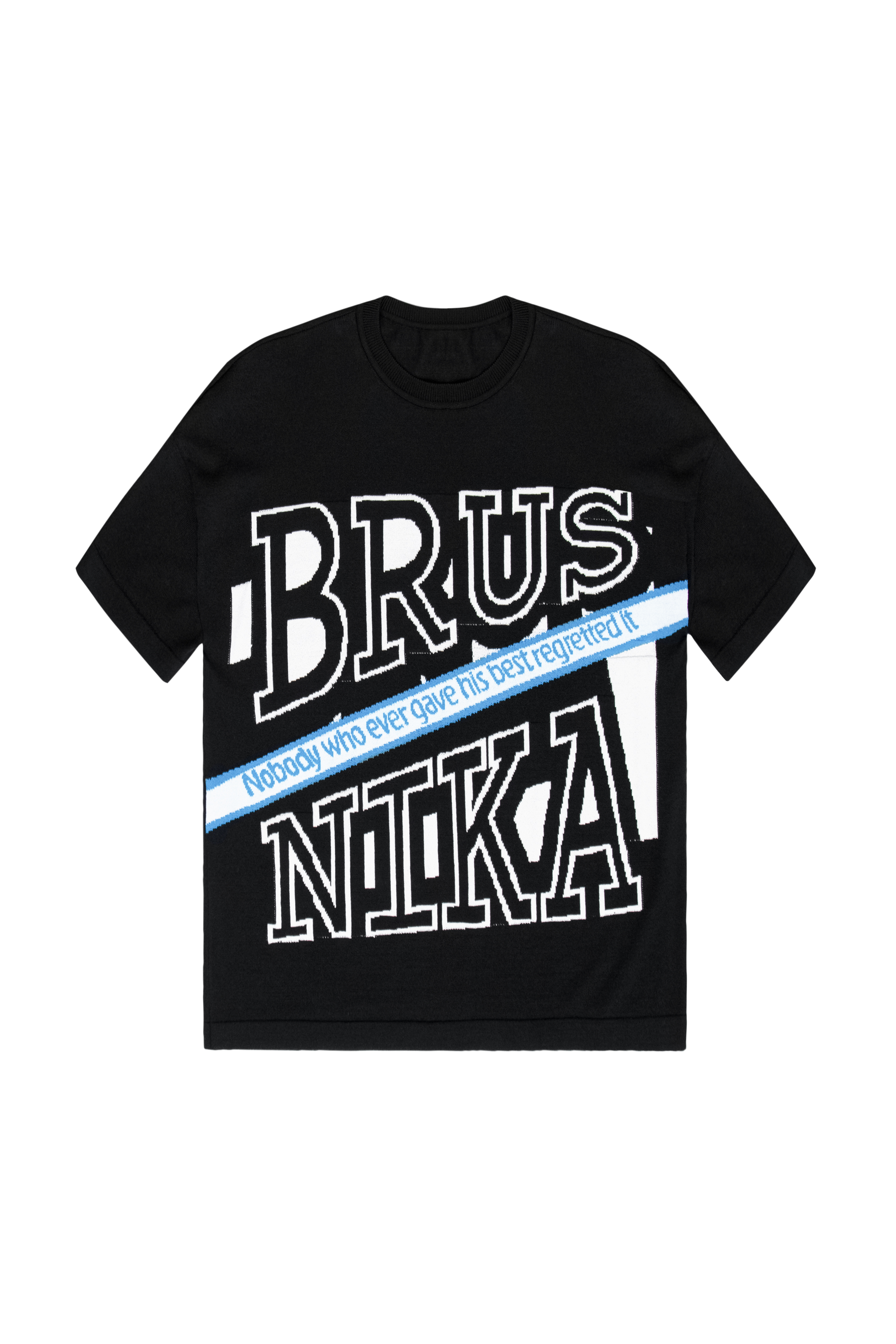 Трикотажная футболка свободного кроя