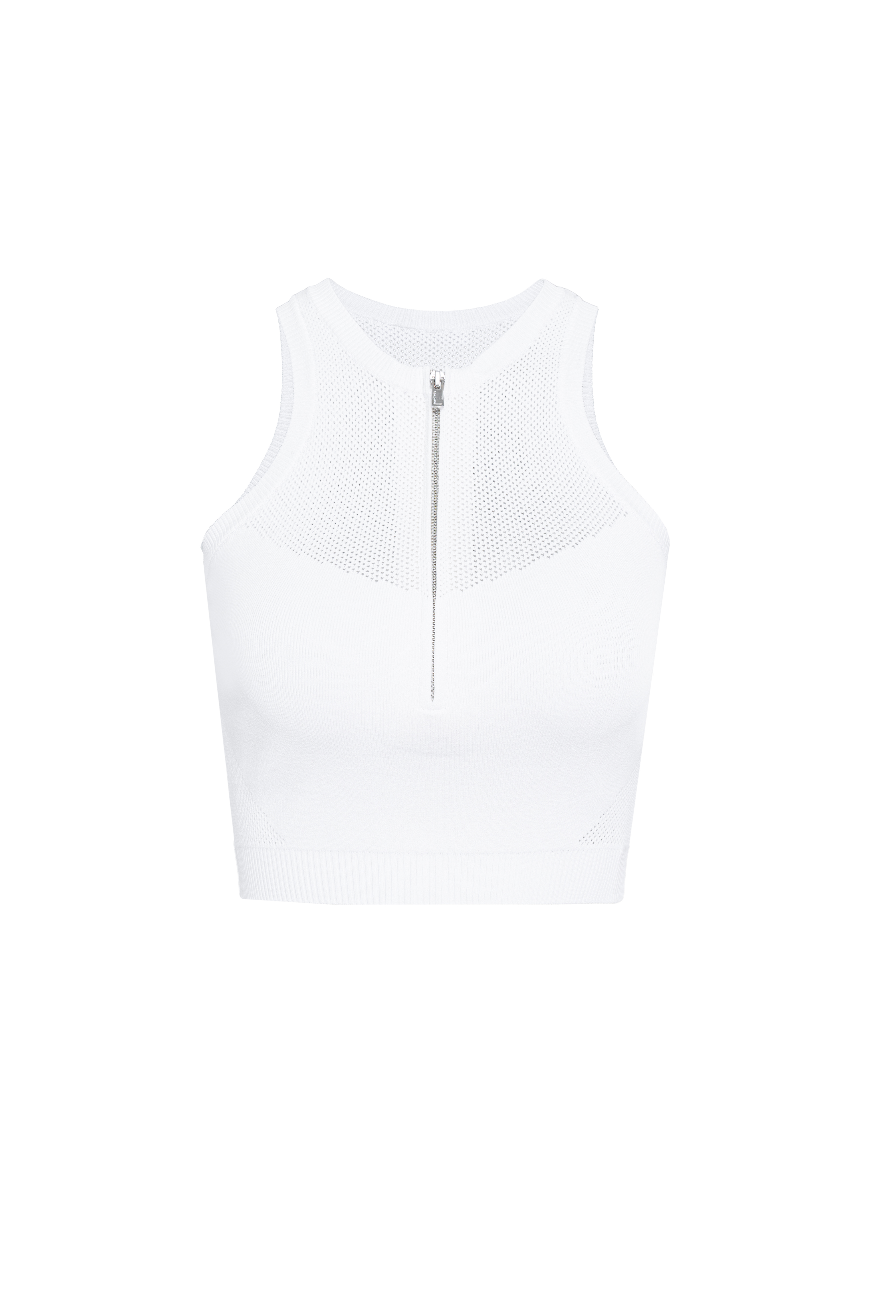 Трикотажный топ без рукавов