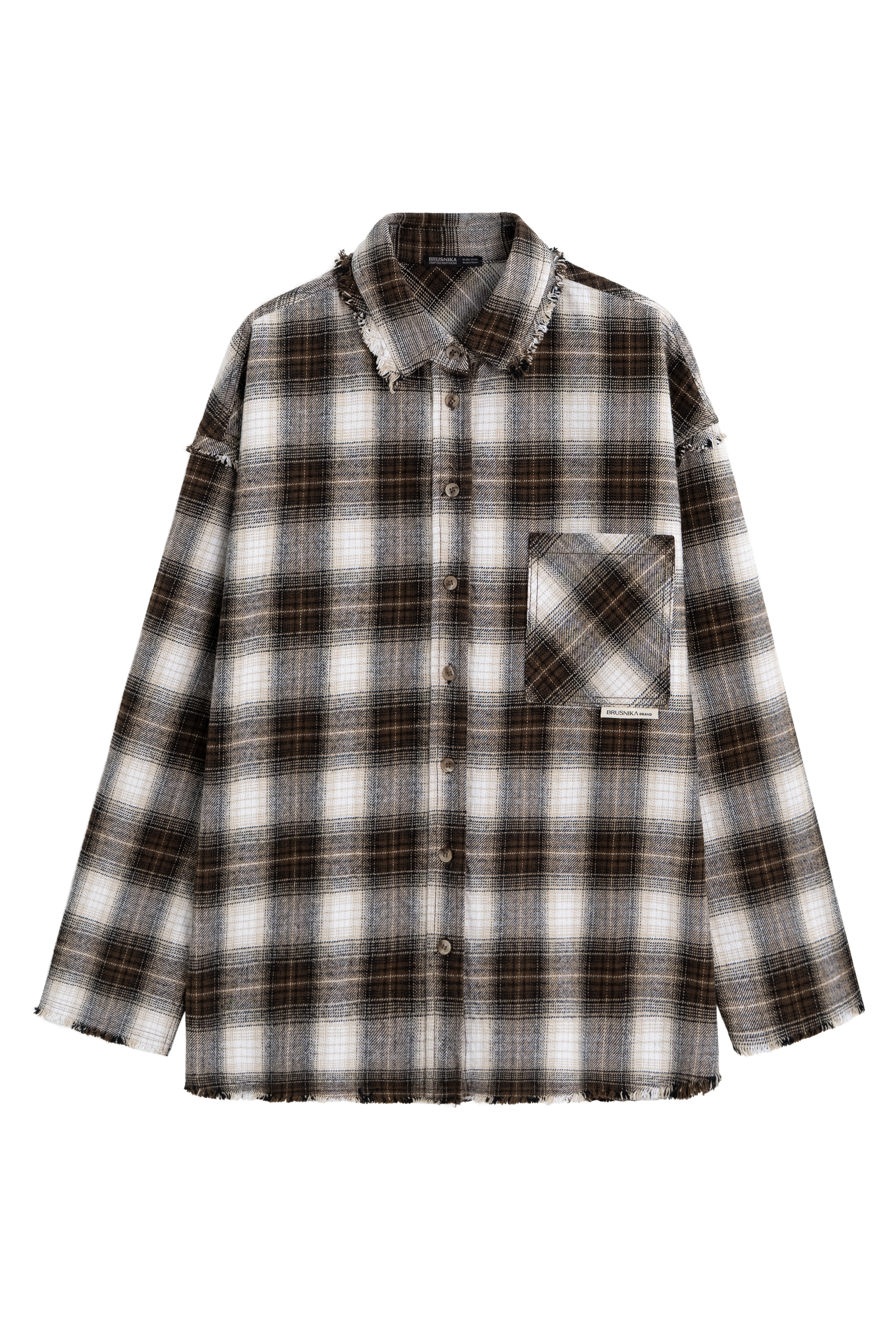 Рубашка в клетку из 100% хлопка