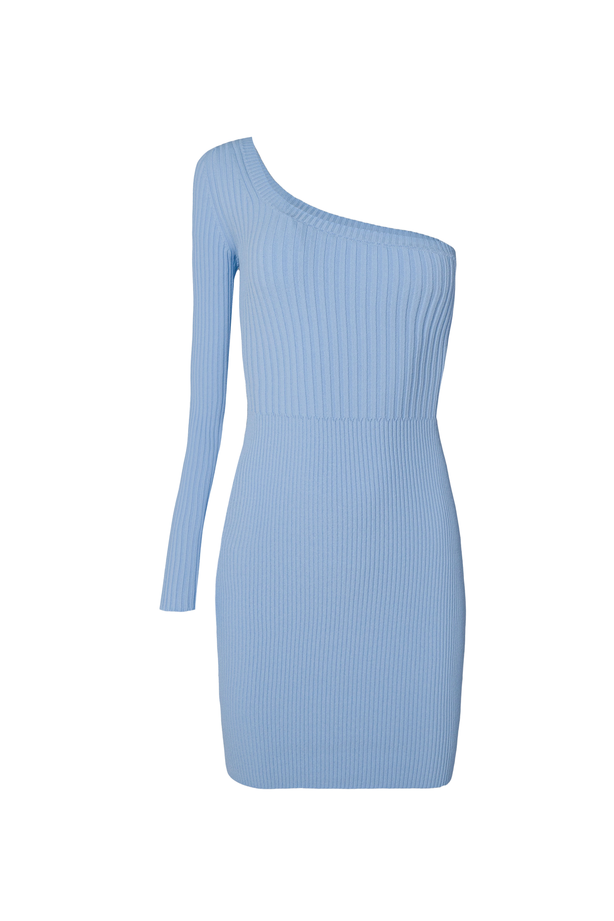 Платье с открытым плечом