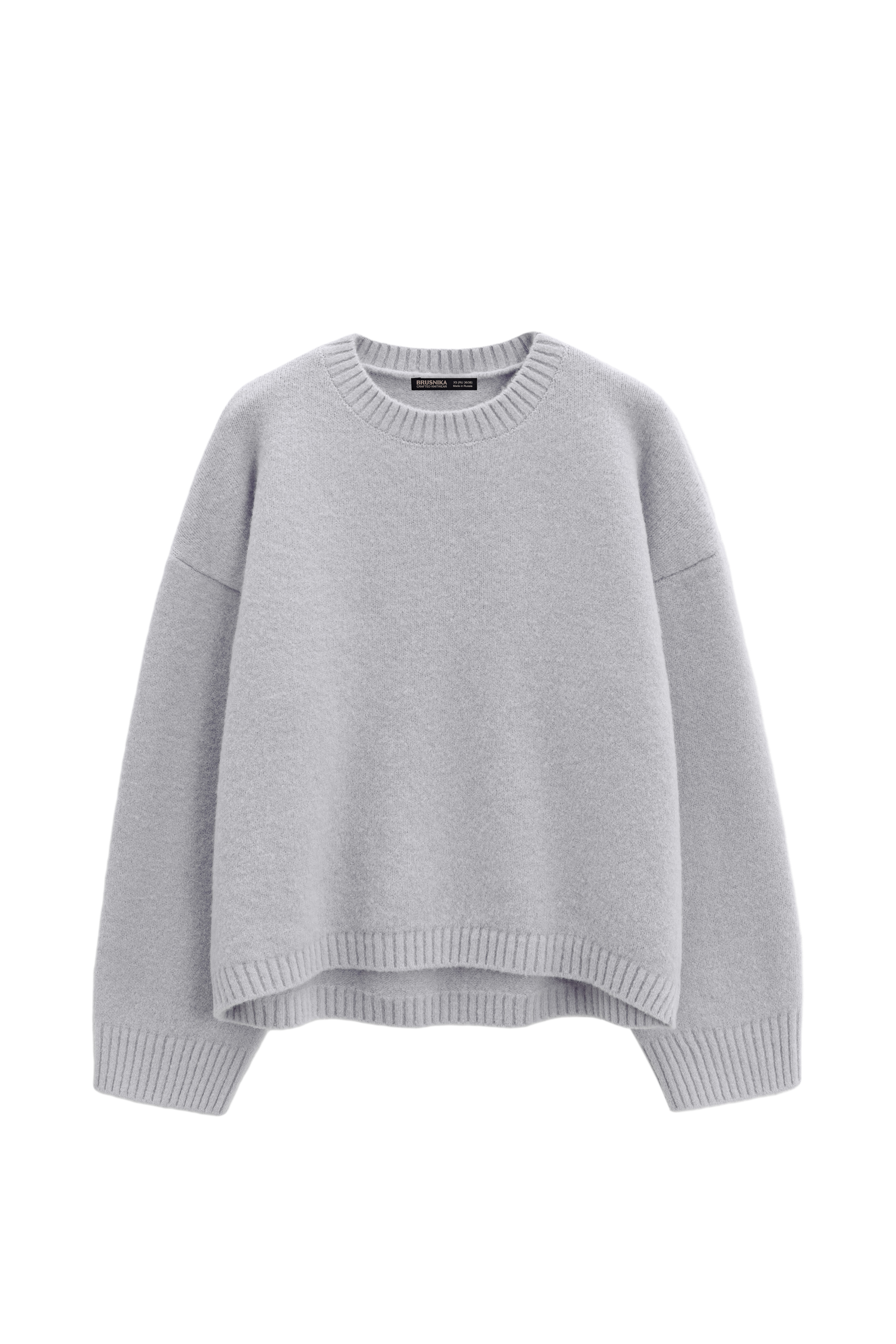 Трикотажный джемпер из шерсти с добавлением мохера