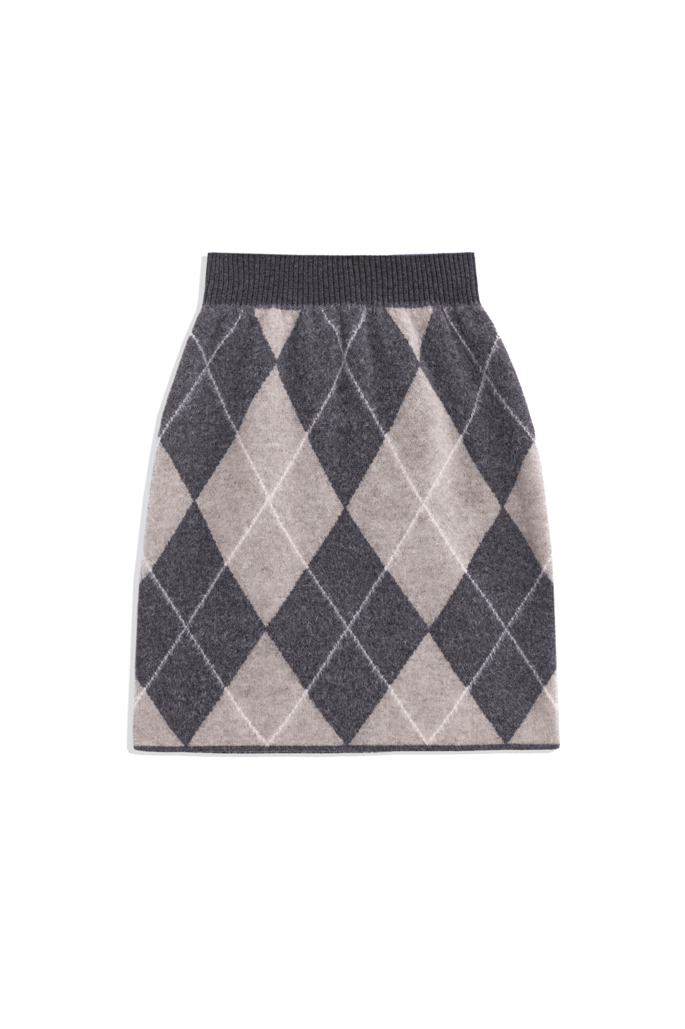 Юбка мини с узором аргайл