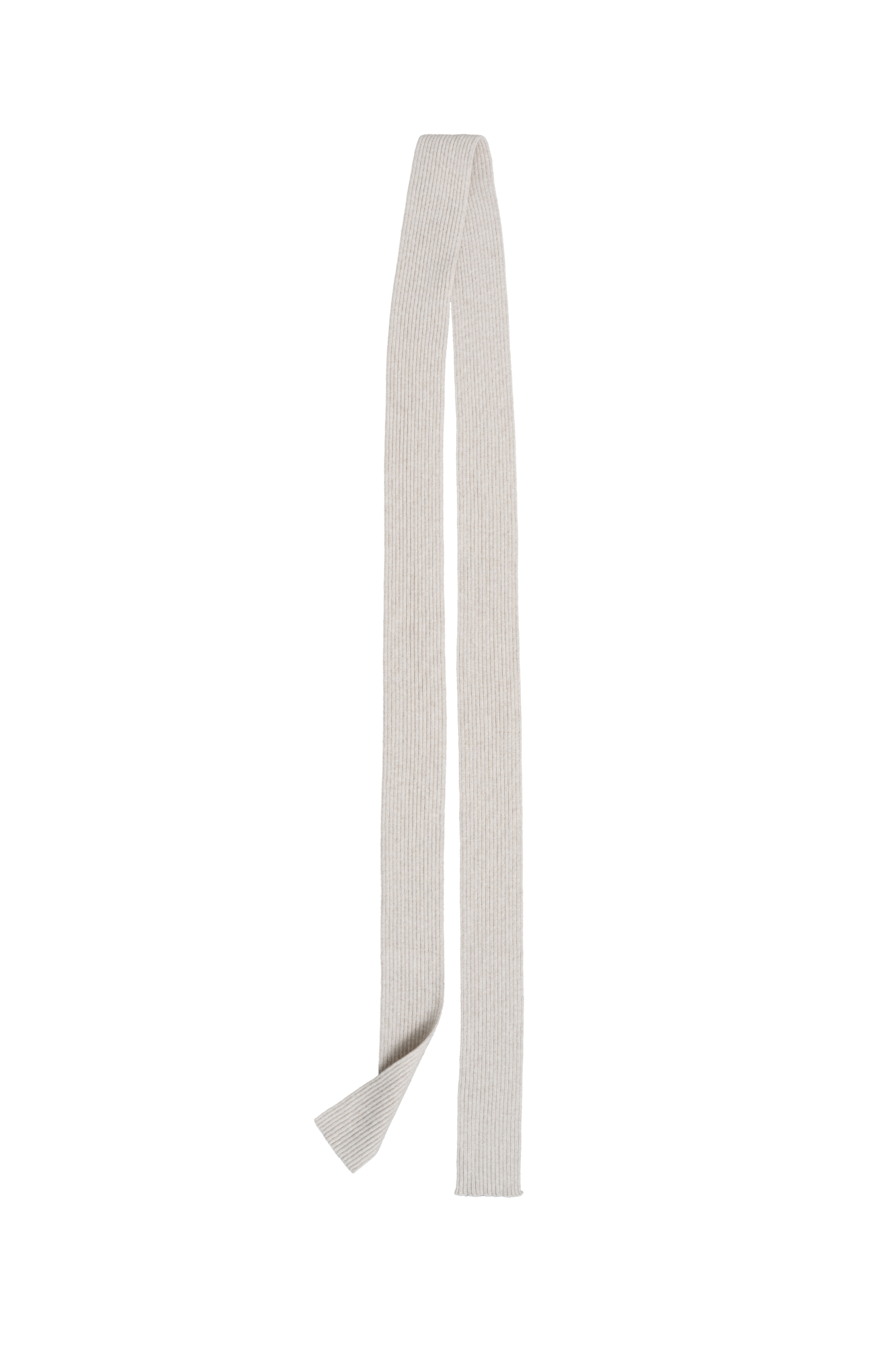 Трикотажный тонкий шарф из шерсти и кашемира. Аксессуар, который поможет дополнить любой образ.