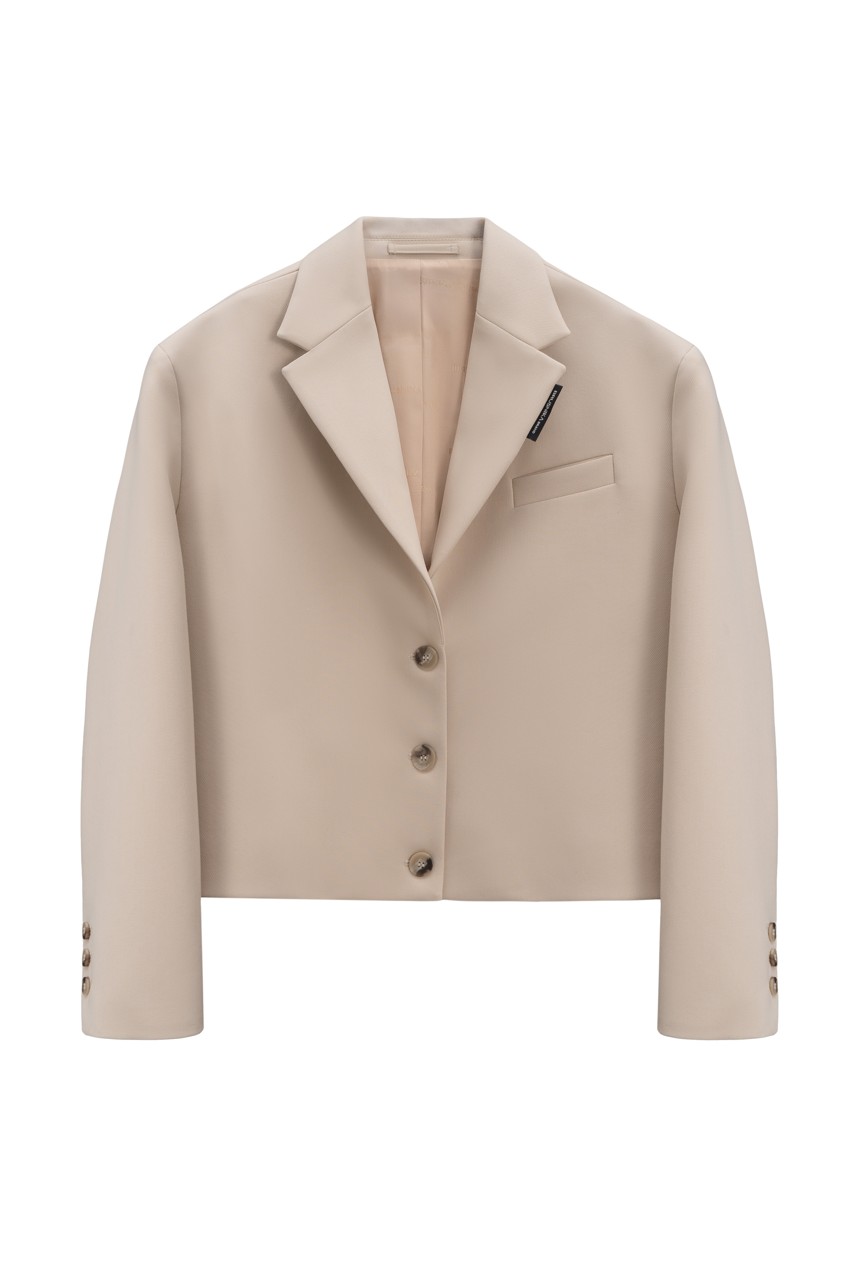 Укороченный жакет из поливискозы