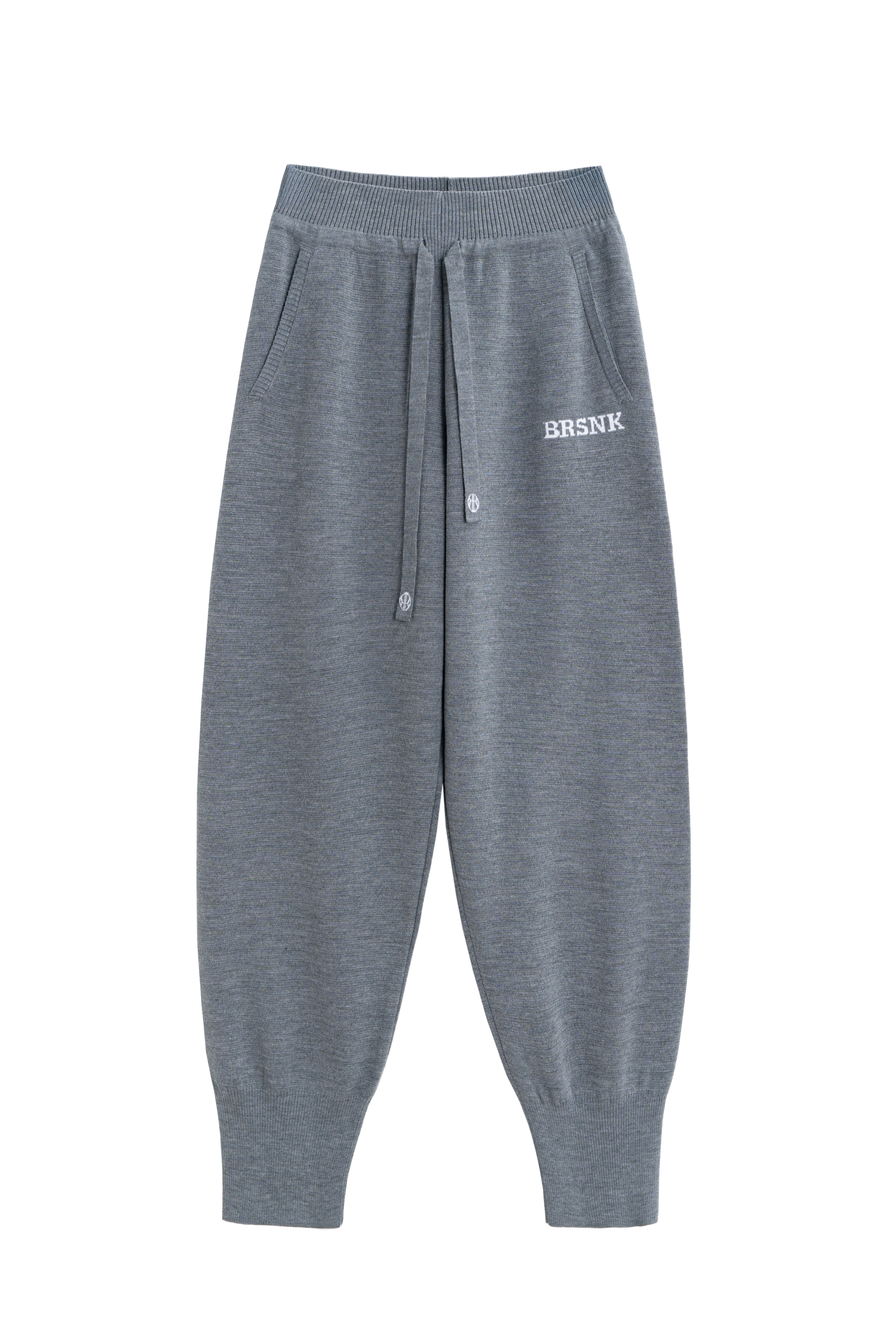 Брюки-джоггеры из шерсти