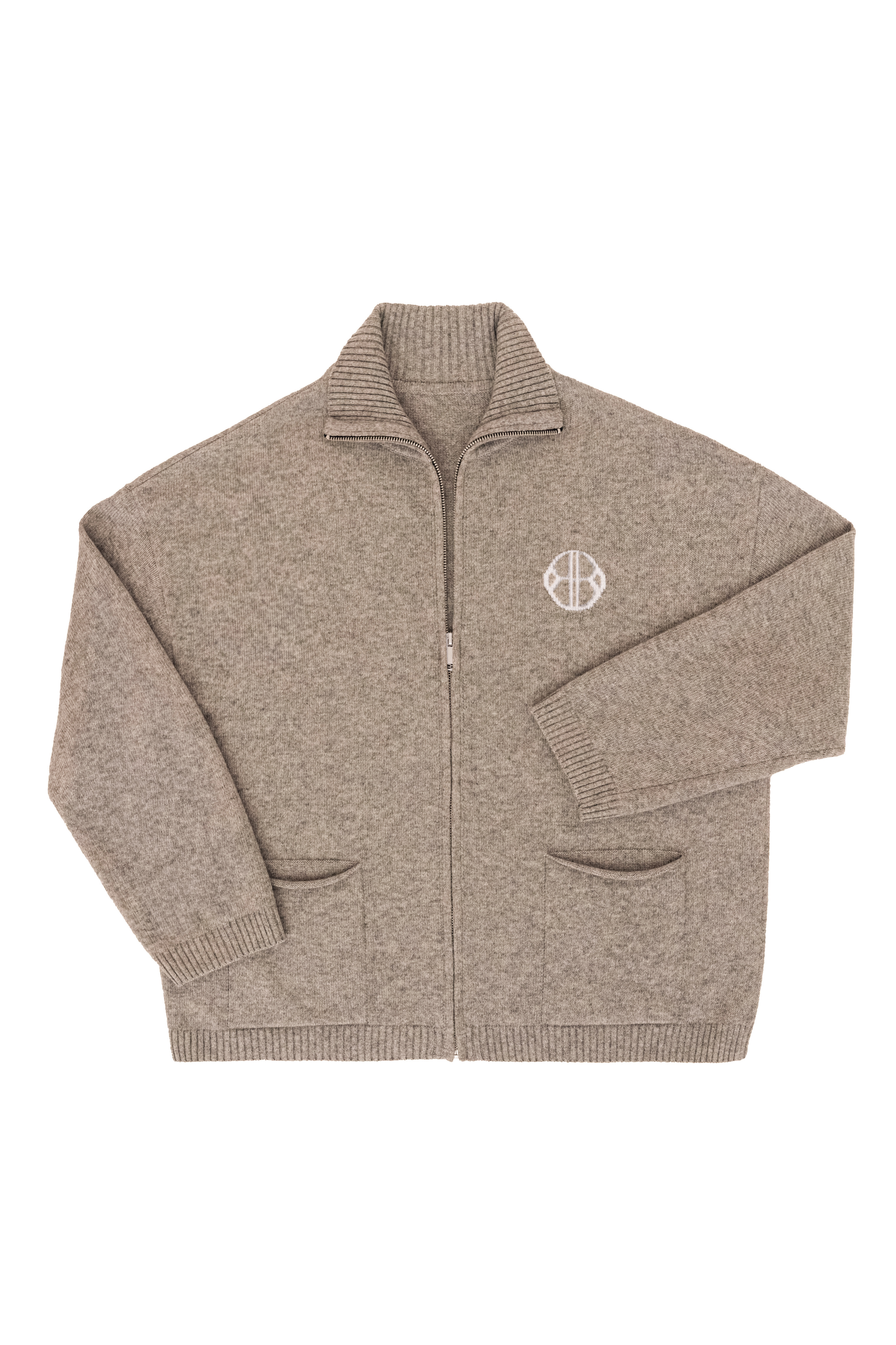 Спортивный бомбер из кашемира и шерсти 